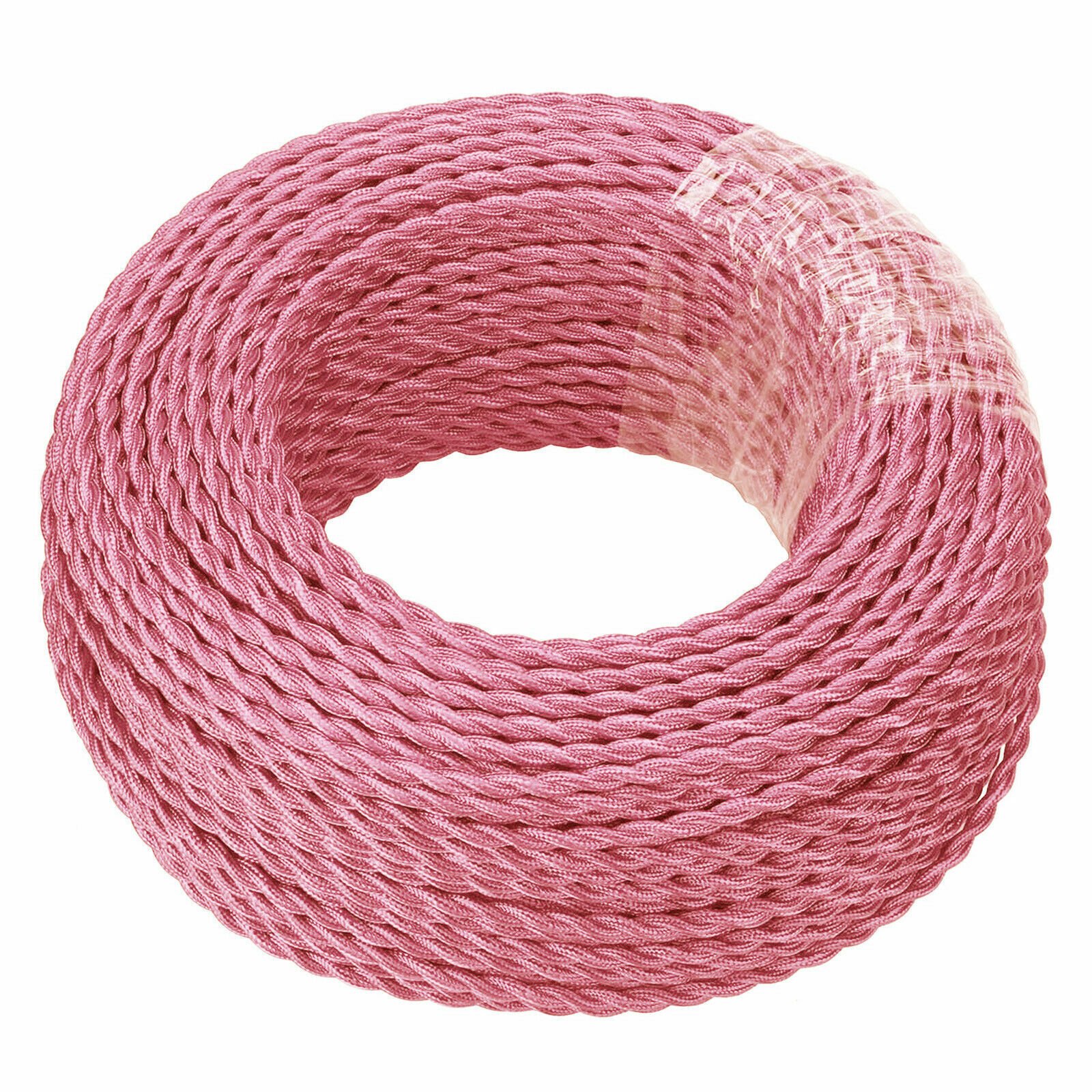 Vintage Color Fabric Cable Wire 2 Core Twisted Electric Light Lamp 5 Pack Cable - Picture 104 of 107