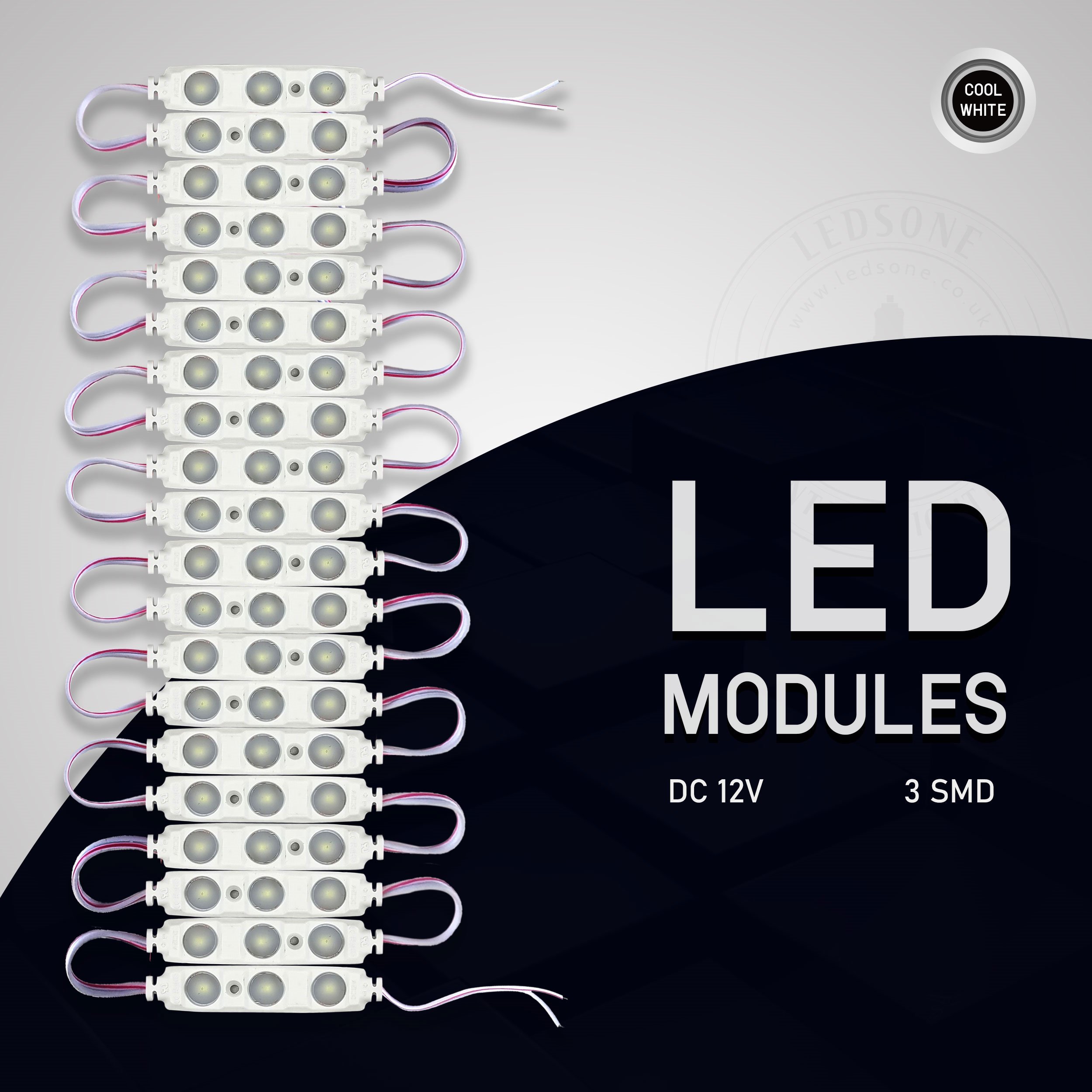 Luci modulo LED SMD 12 V IP65 strisce LED impermeabili per negozio commerciale confezione da 20 - Foto 16 di 44