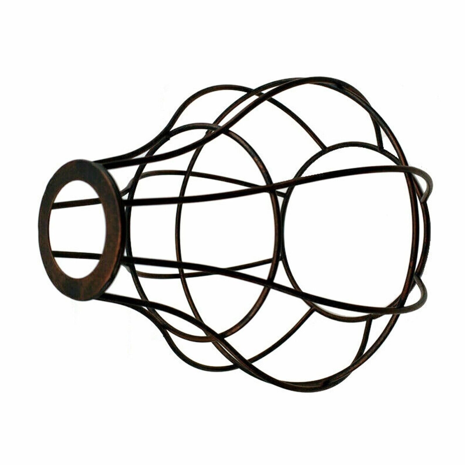 Lámpara colgante de metal techo industrial geométrico alambre jaula pantalla decoración - Imagen 24 de 24