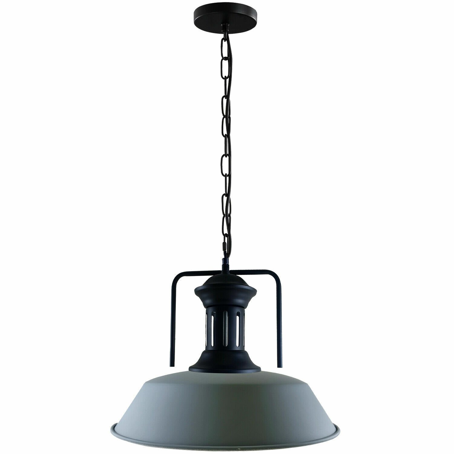 Moderne industrielle Retro Vintage Deckenanhänger Leuchte Lampenschirm Kronleuchter Lampe - Bild 33 von 42