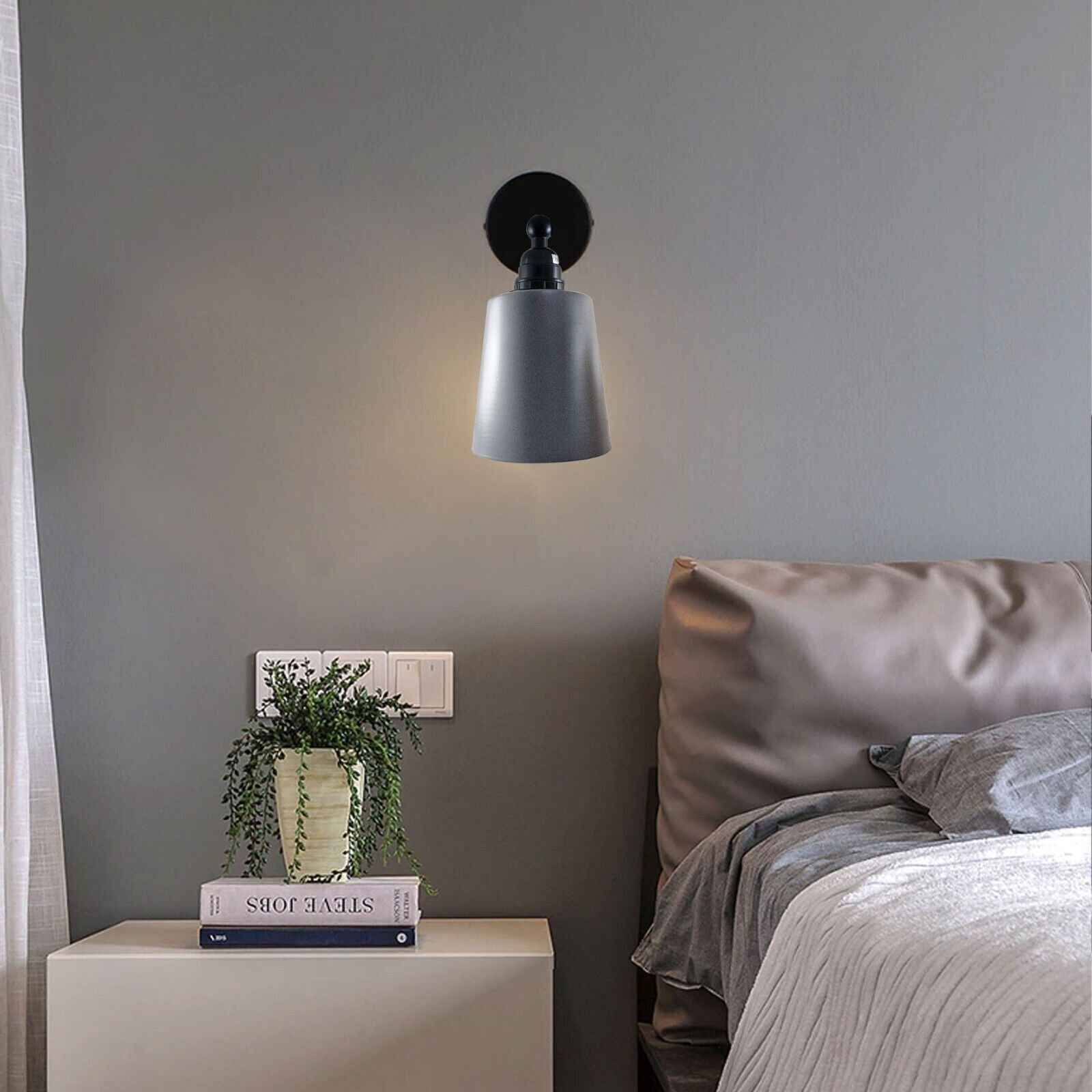 Modern Wall Lights Industrial Metal Wall Sconce Lamp E27 Fitting Fixture UK - Picture 22 of 34