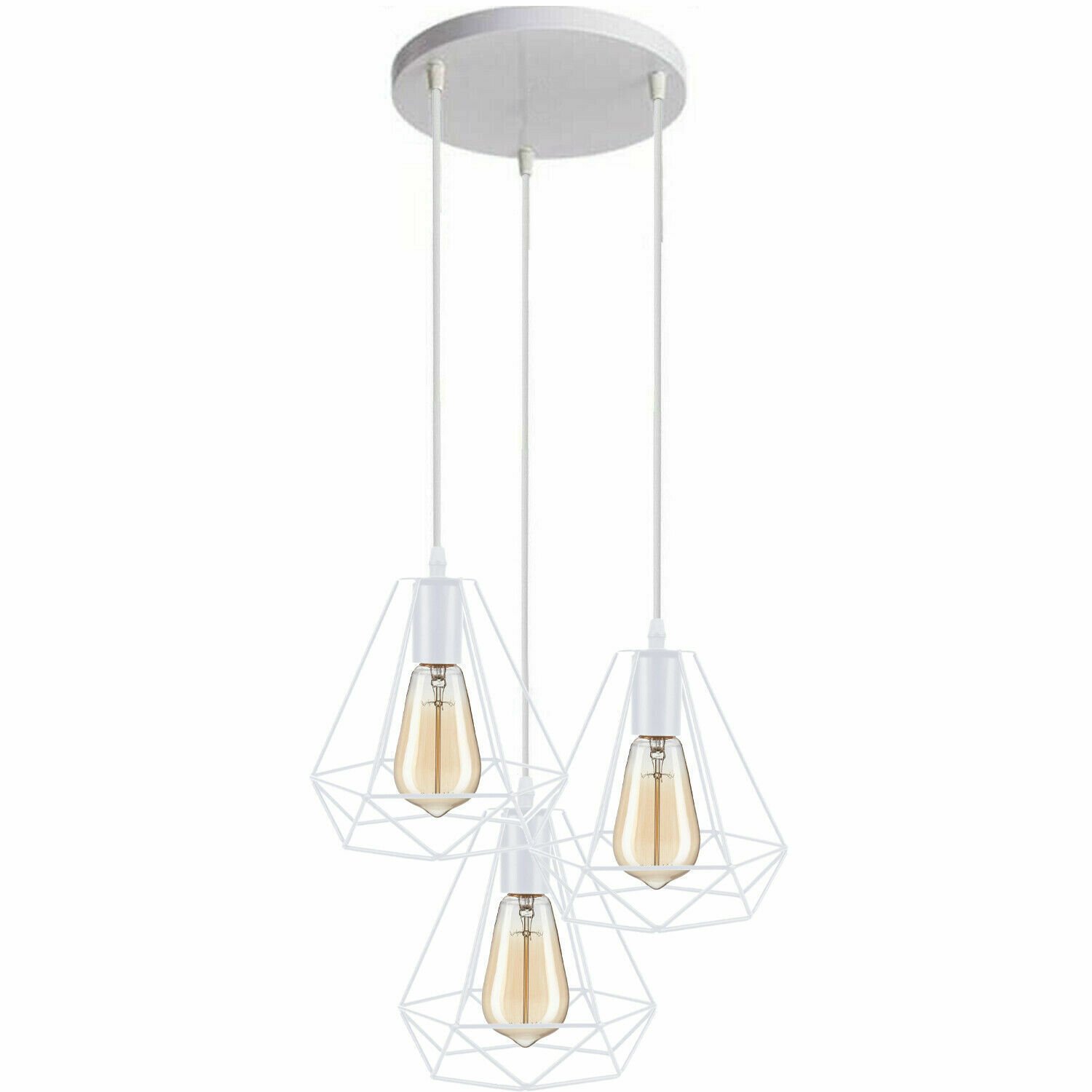 Lámpara colgante vintage de metal con pantalla industrial retro luces de techo suspendidas - Imagen 43 de 48