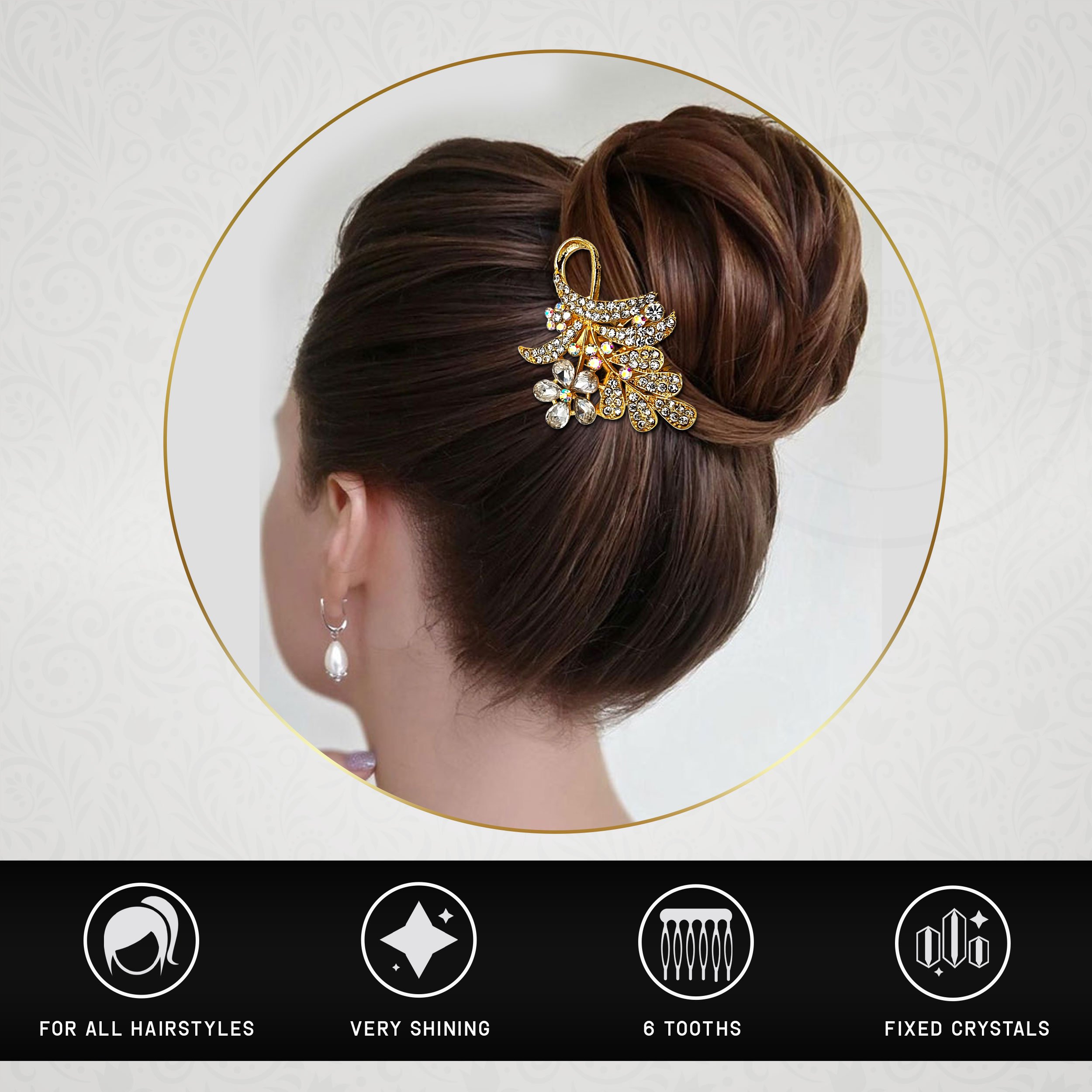 Novia Boda Peine de Pelo Pin Accesorios Tocados Peines para Mujer y... - Imagen 15 de 83