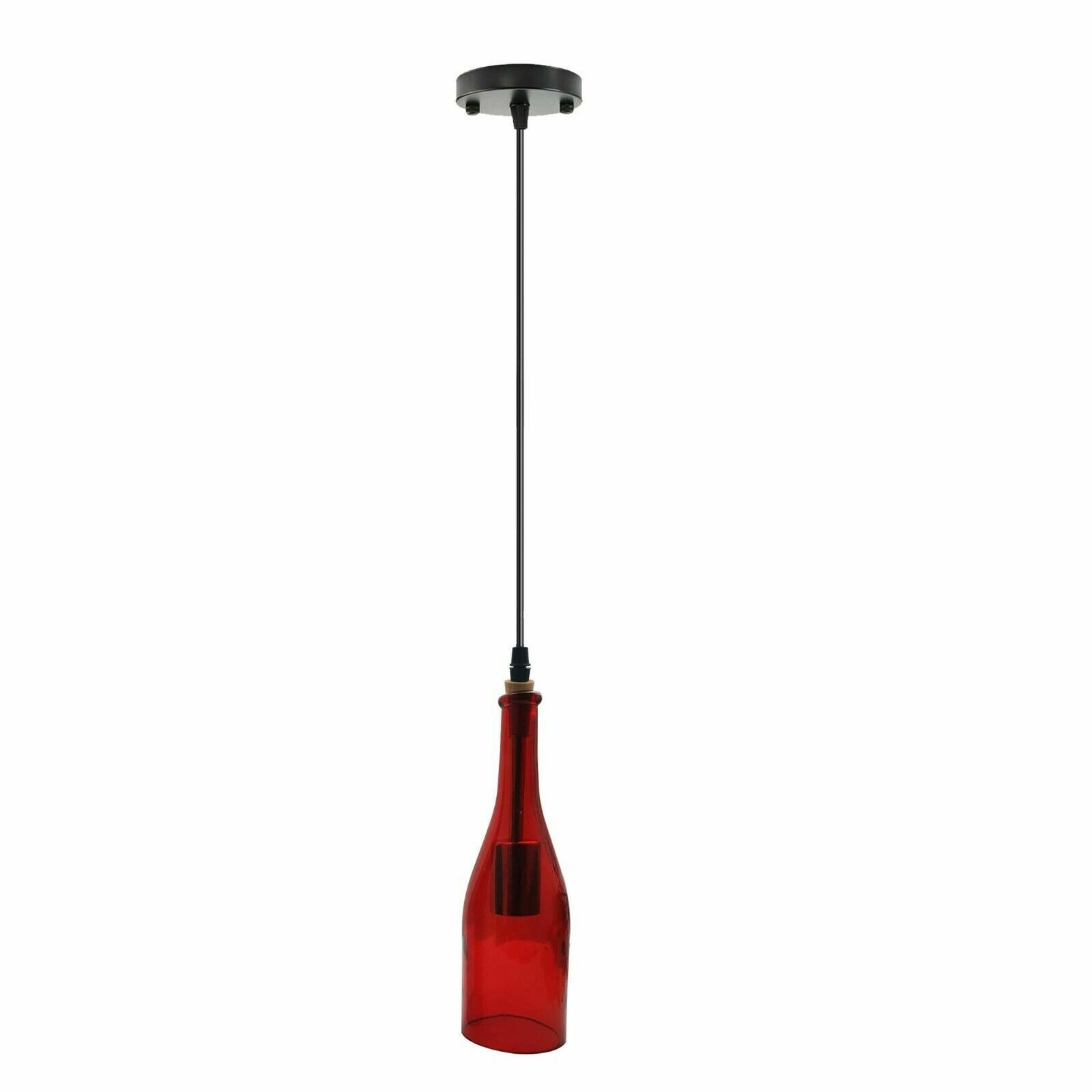 Moderne Deckenlampe Weinflasche Kronleuchter Pendelleuchte Hängelampenschirm - Bild 12 von 34