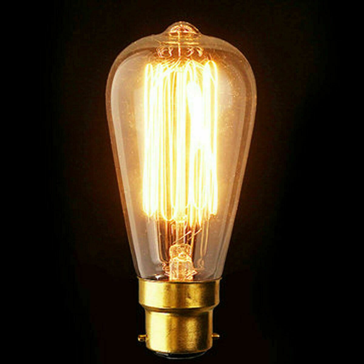 Bombilla Vintage LED B22 Edison 6/8W Filamento Regulable Jaula Ardilla, Paquete de 6 - Imagen 16 de 17