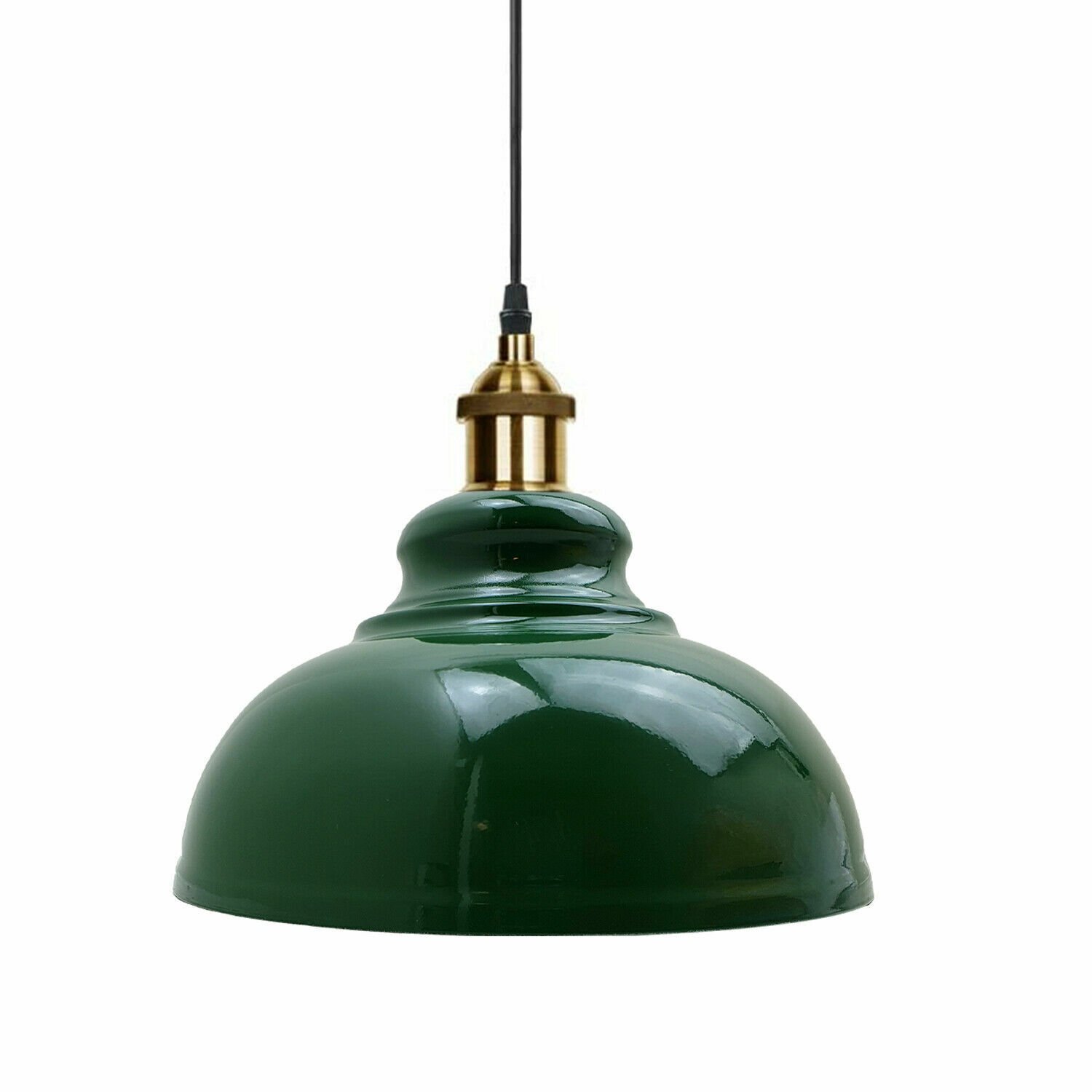 Lámpara Lámpara Metal Moderno Colgante Vintage Cúpula Tonos Techo Varios Colores - Imagen 24 de 25