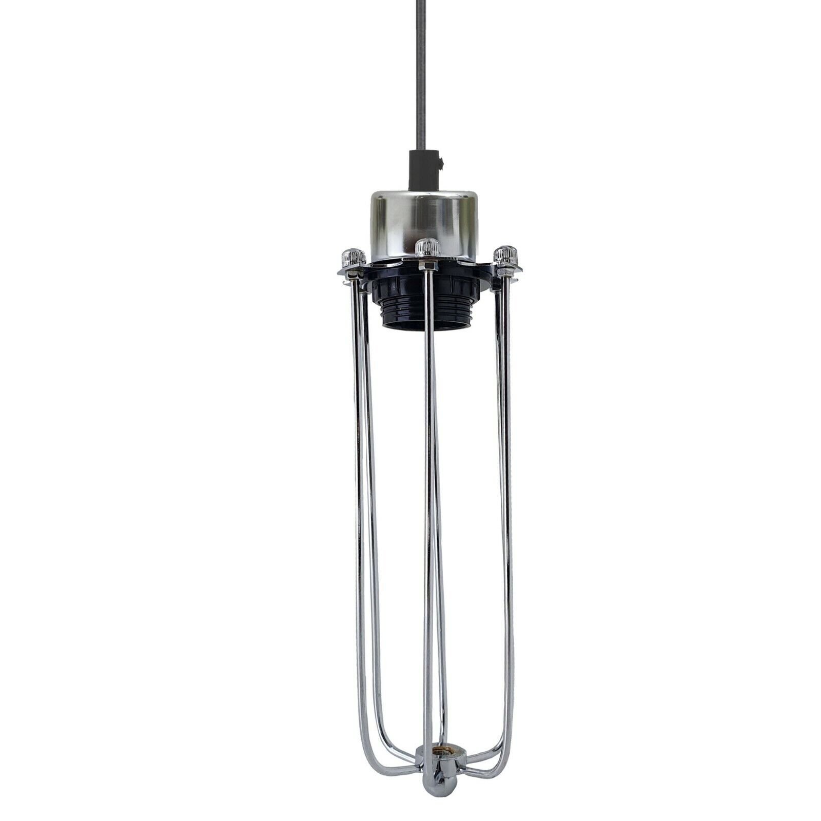 Vintage Industrial Style Pendant Light Long Tube Cage Hanging Ceiling Lamp Light - Picture 10 of 13