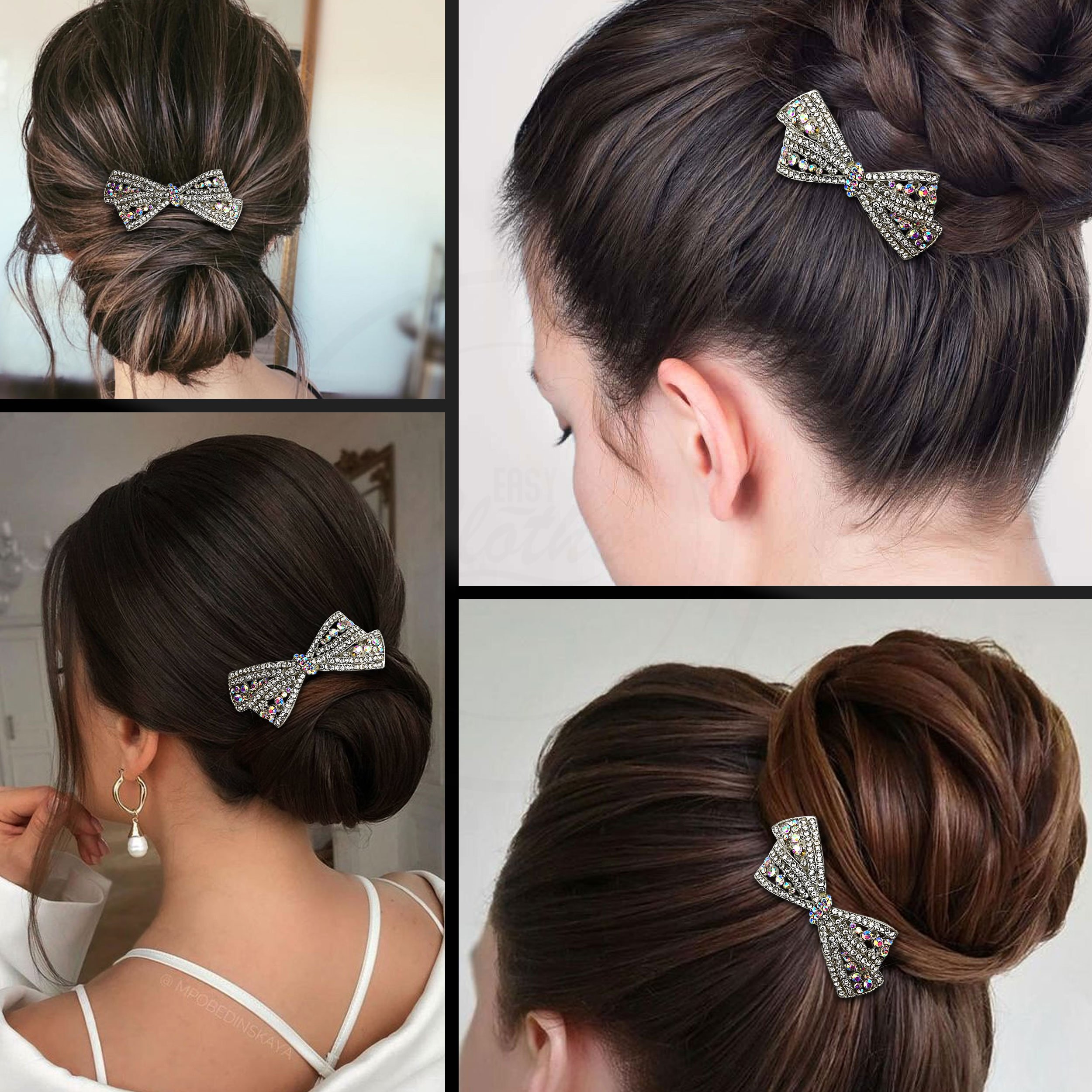 Novia Boda Peine de Pelo Pin Accesorios Tocados Peines para Mujer y... - Imagen 62 de 83