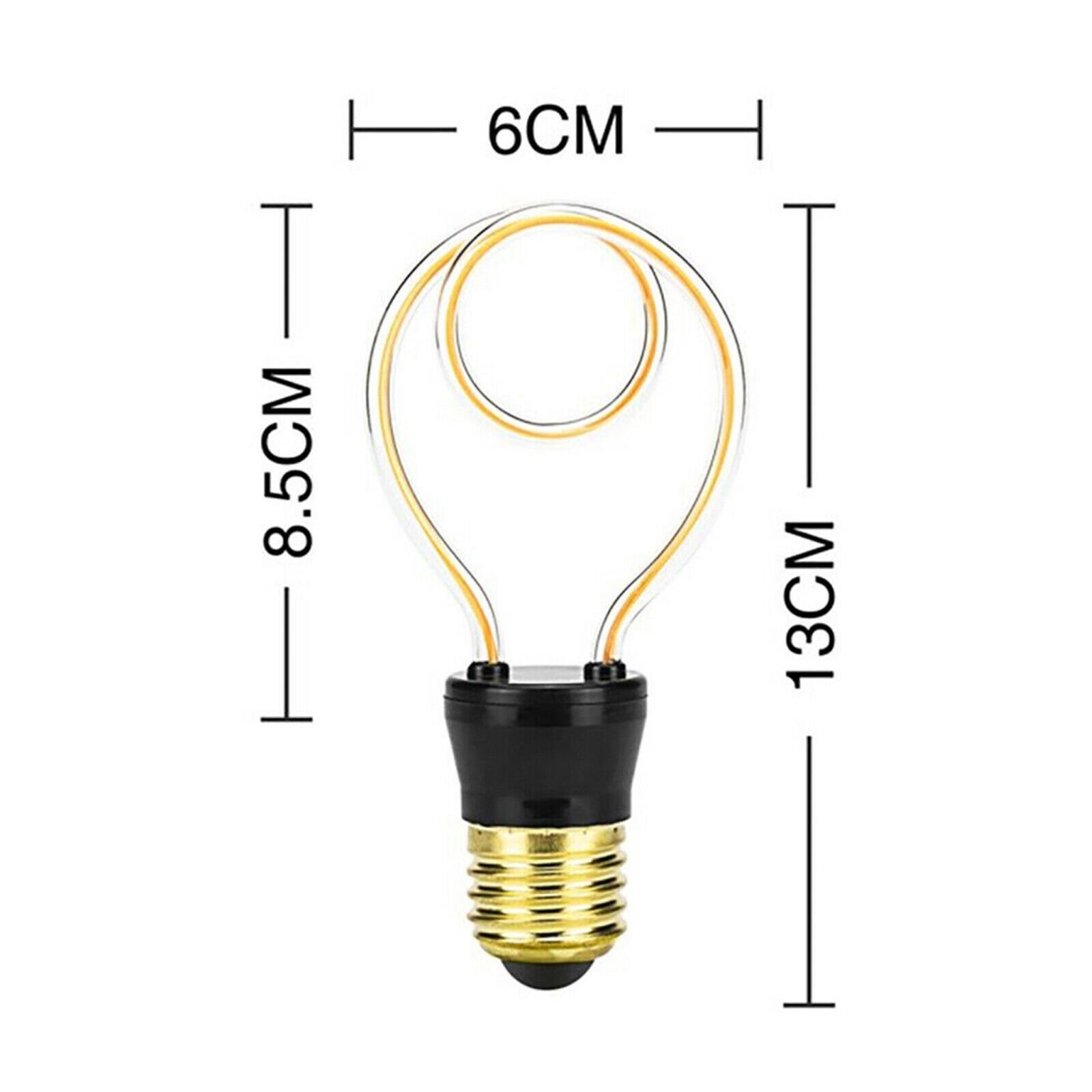 Lampadina LED Edison retrò 4W/8W nuovo stile decorazione stagionale E27 lampadine A+ - Foto 30 di 44