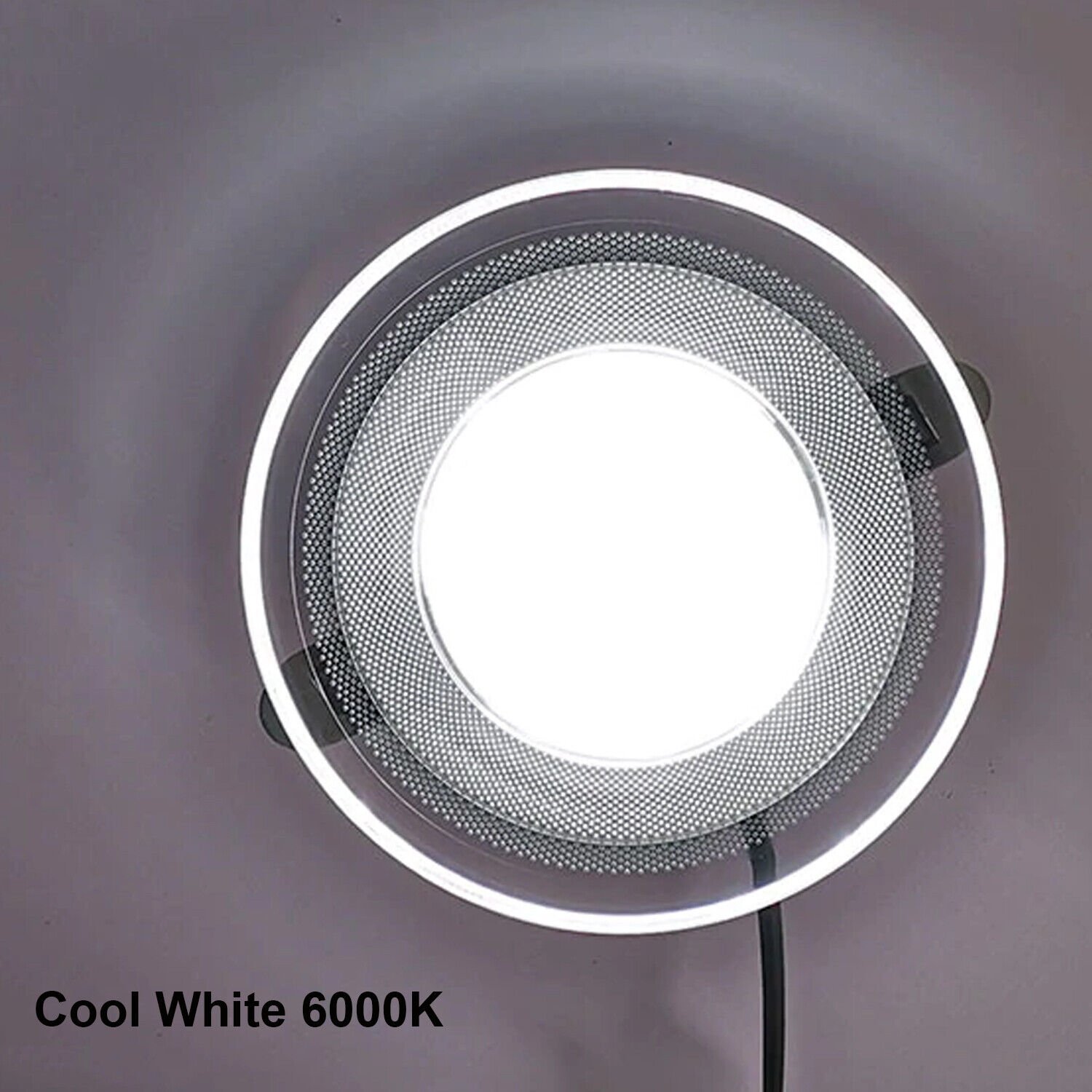 Soffitto rotondo da incasso 6 W LED pannello piatto luce calda/fredda bianco luce moderna - Foto 12 di 13