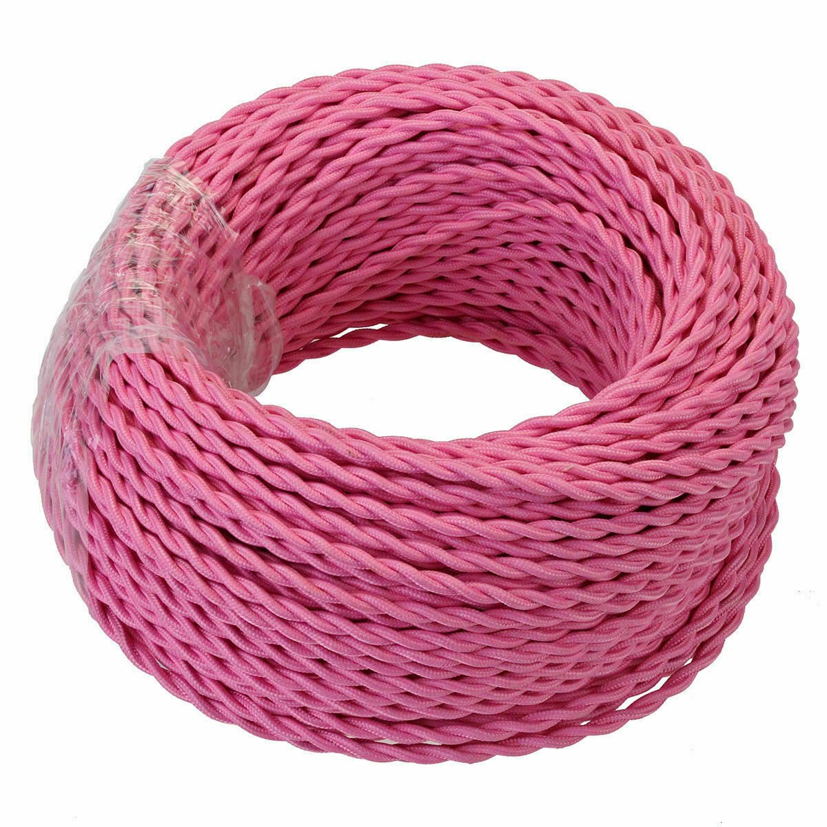 Vintage Color Fabric Cable Wire 2 Core Twisted Electric Light Lamp 5 Pack Cable - Picture 100 of 107