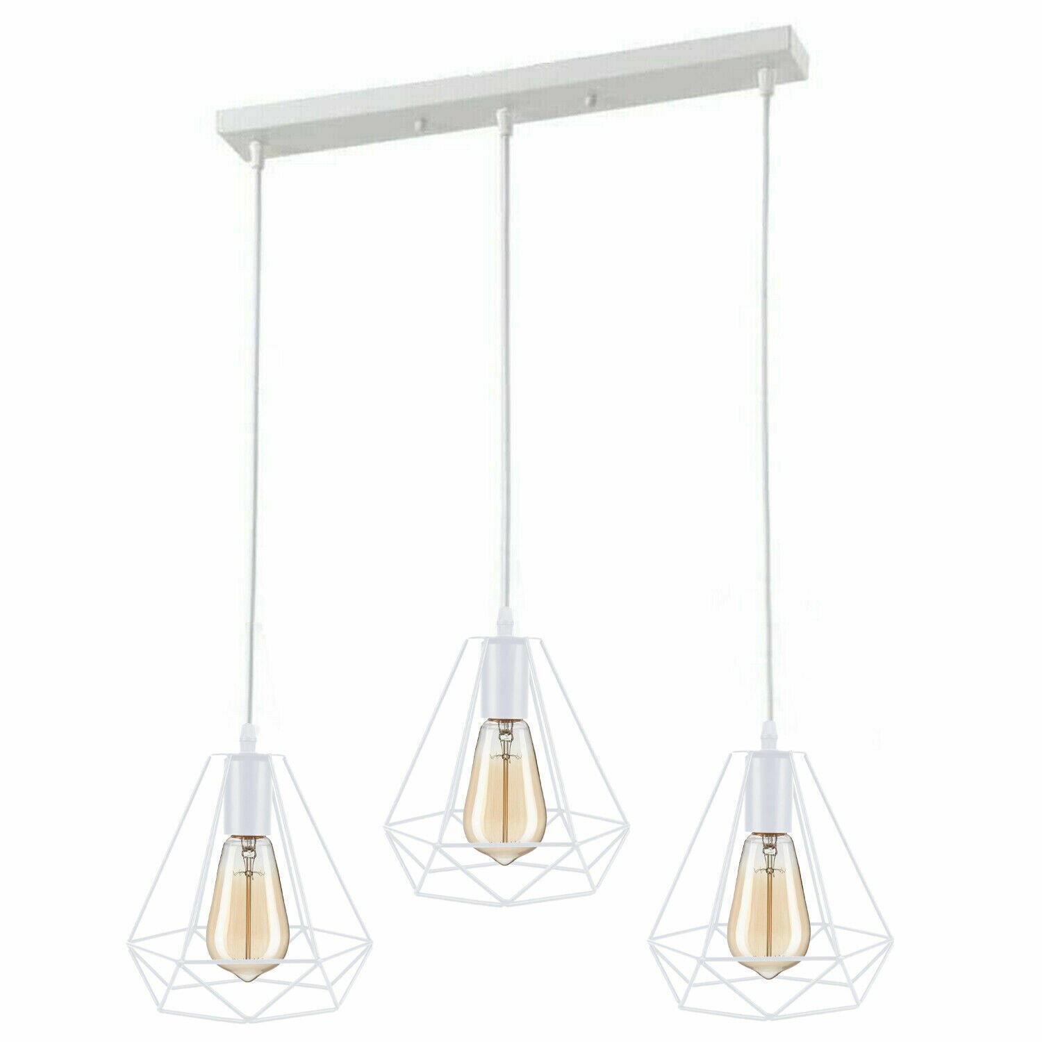 Lámpara colgante vintage de metal con pantalla industrial retro luces de techo suspendidas - Imagen 47 de 48