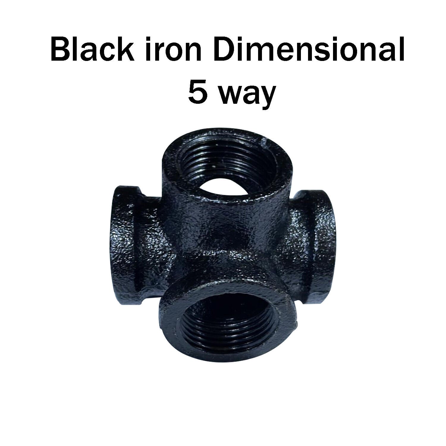 3/4" Galvanized Malleable Iron Fittings Axial BSP Black Painted Pipe Fitting - Picture 31 of 57