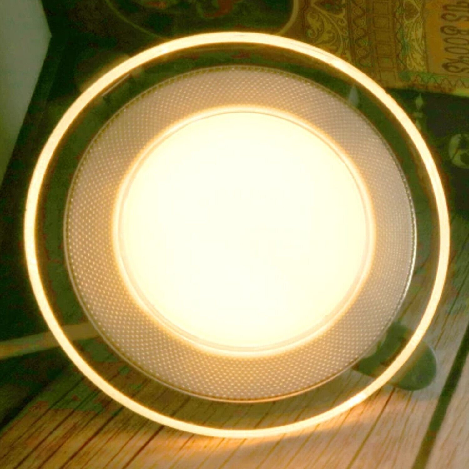 Soffitto rotondo da incasso 6 W LED pannello piatto luce calda/fredda bianco luce moderna - Foto 9 di 13