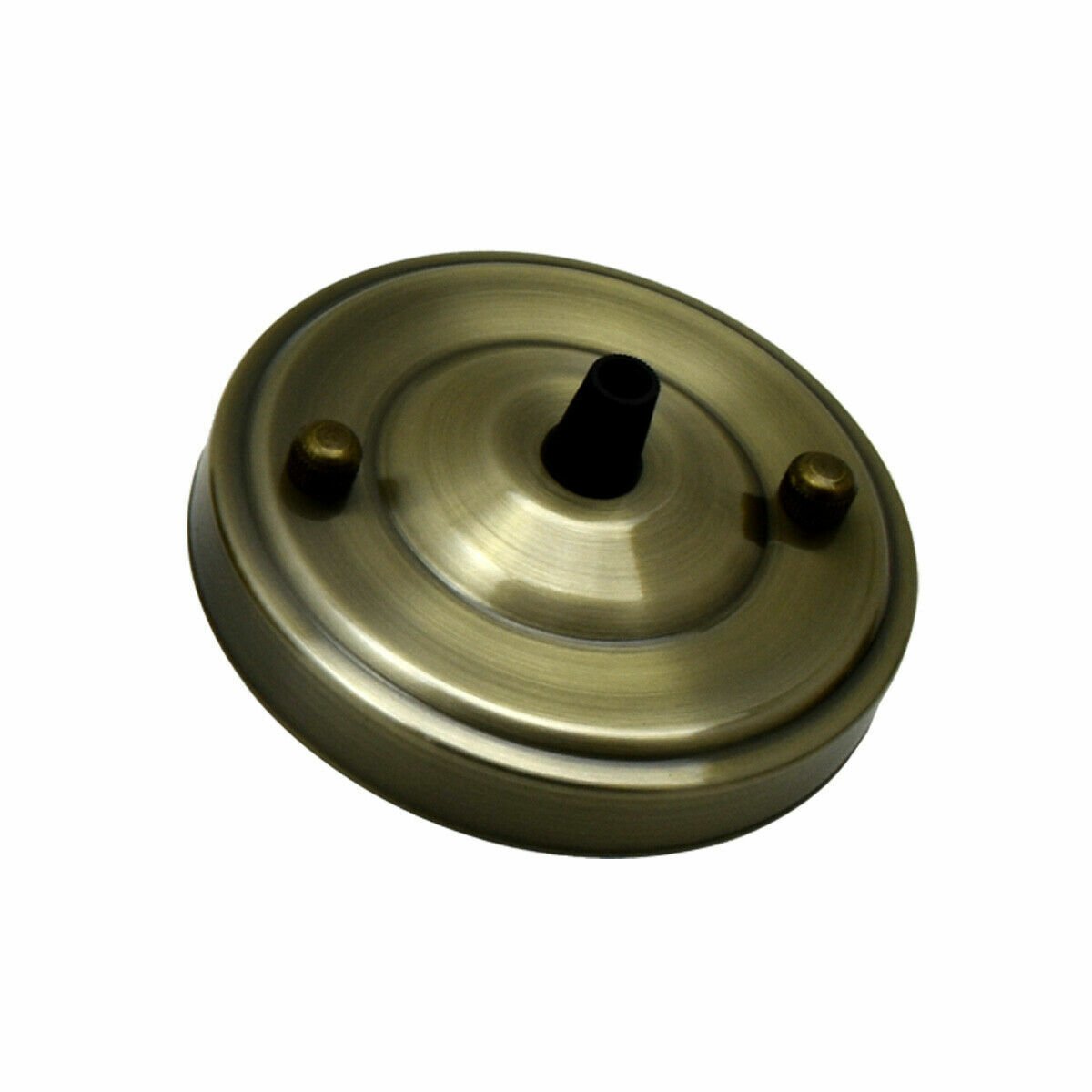 Deckenrosette Platte Pendelleuchte Einbau Kronleuchter 108 mm Durchmesser - Bild 13 von 19