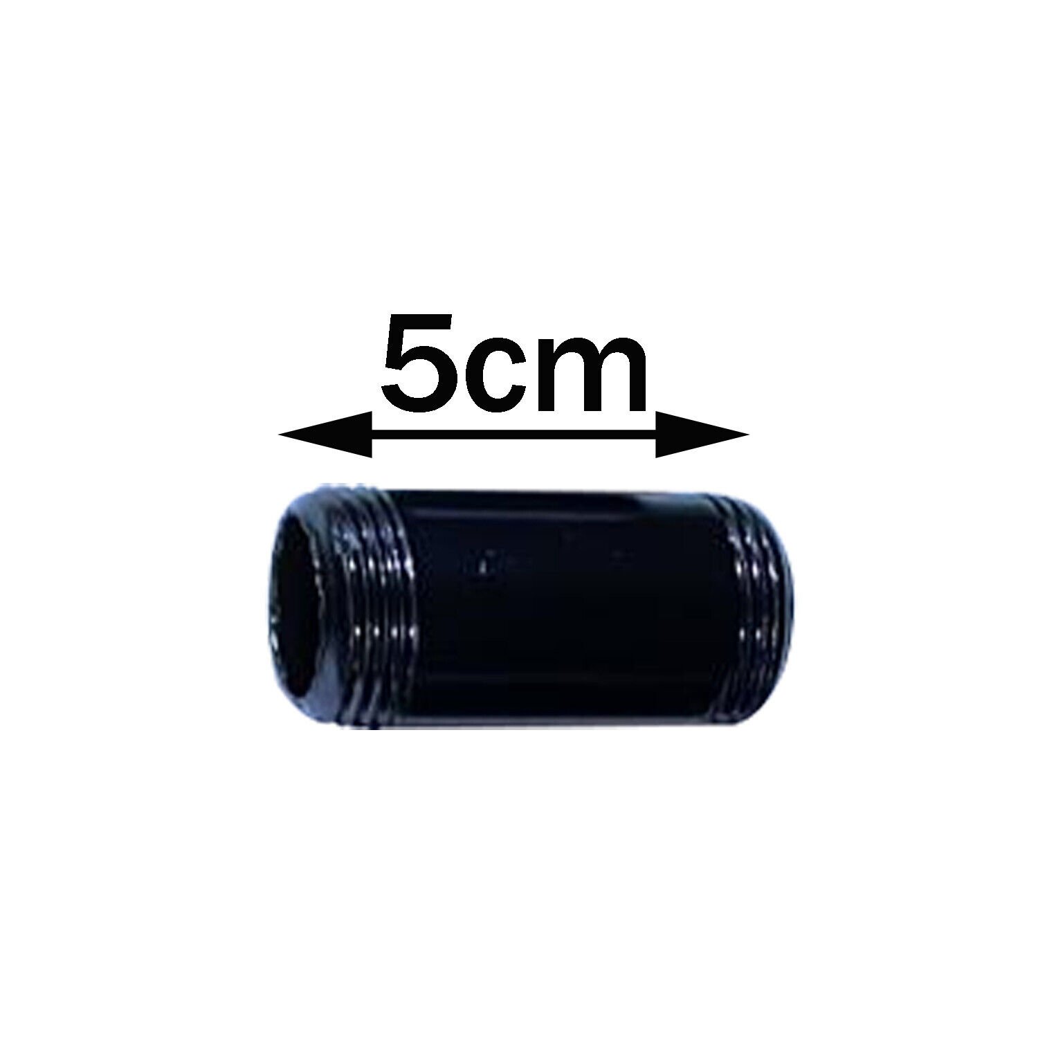 3/4" Galvanized Malleable Iron Fittings Axial BSP Black Painted Pipe Fitting - Picture 39 of 57