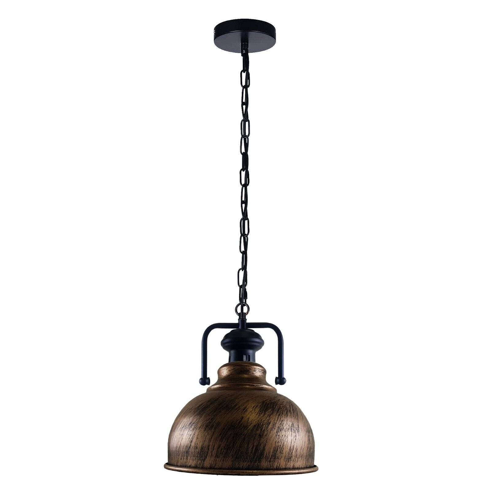 Vintage Industrial Retro Lamp Rustic Shade Indoor Ceiling Hanging Pendant Lights - Picture 12 of 15