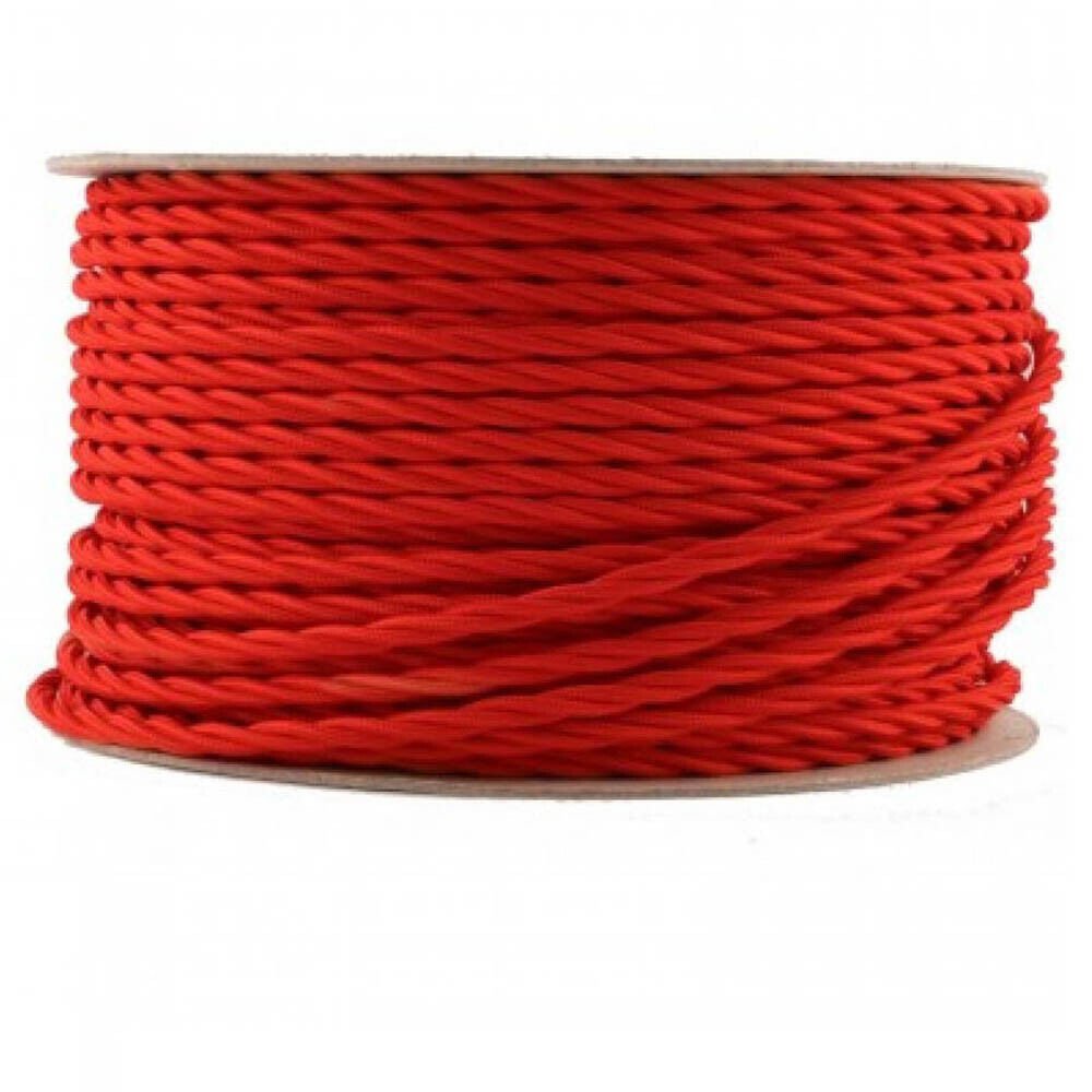 Vintage Color Fabric Cable Wire 2 Core Twisted Electric Light Lamp 5 Pack Cable - Picture 93 of 107