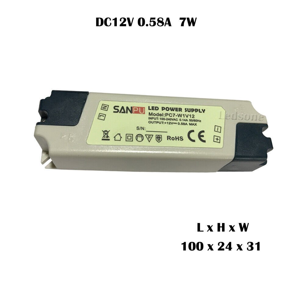 LED Treiber Netzteil Transformator AC 240V - DC12V Netzteil für LED Glühbirnen - Bild 7 von 13