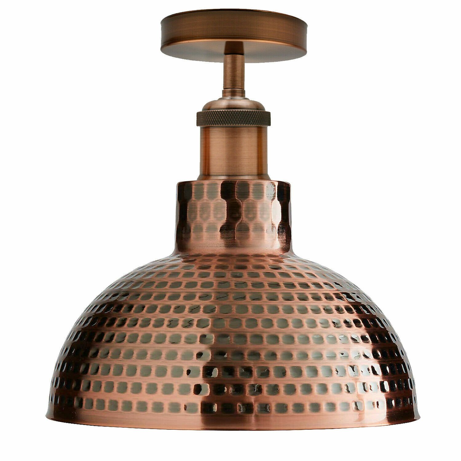 Colgante de techo de metal industrial vintage pantalla colgante moderno retro color claro - Imagen 18 de 23