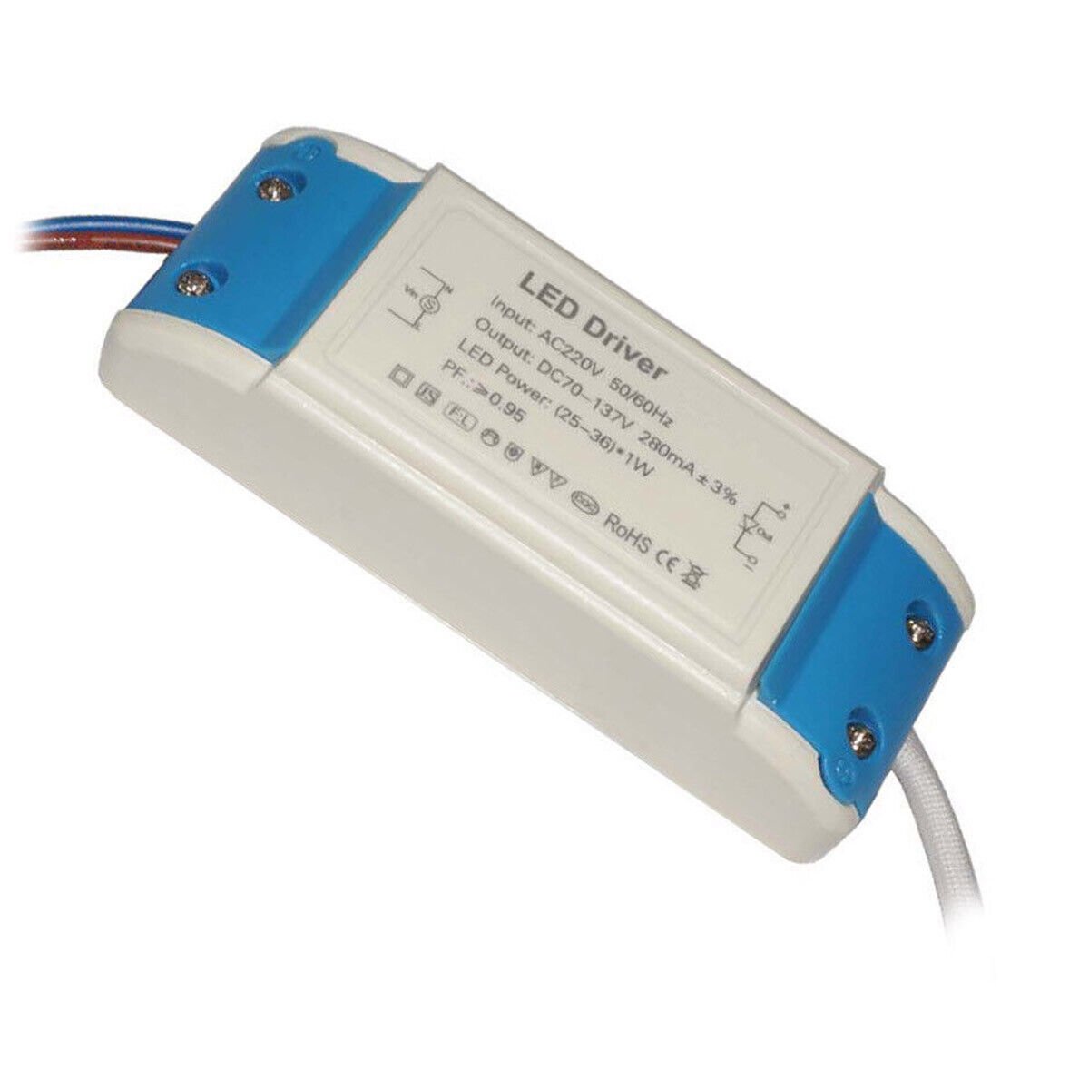 LED Driver Power Supply Transformer AC230V to DC adapter Constant ...