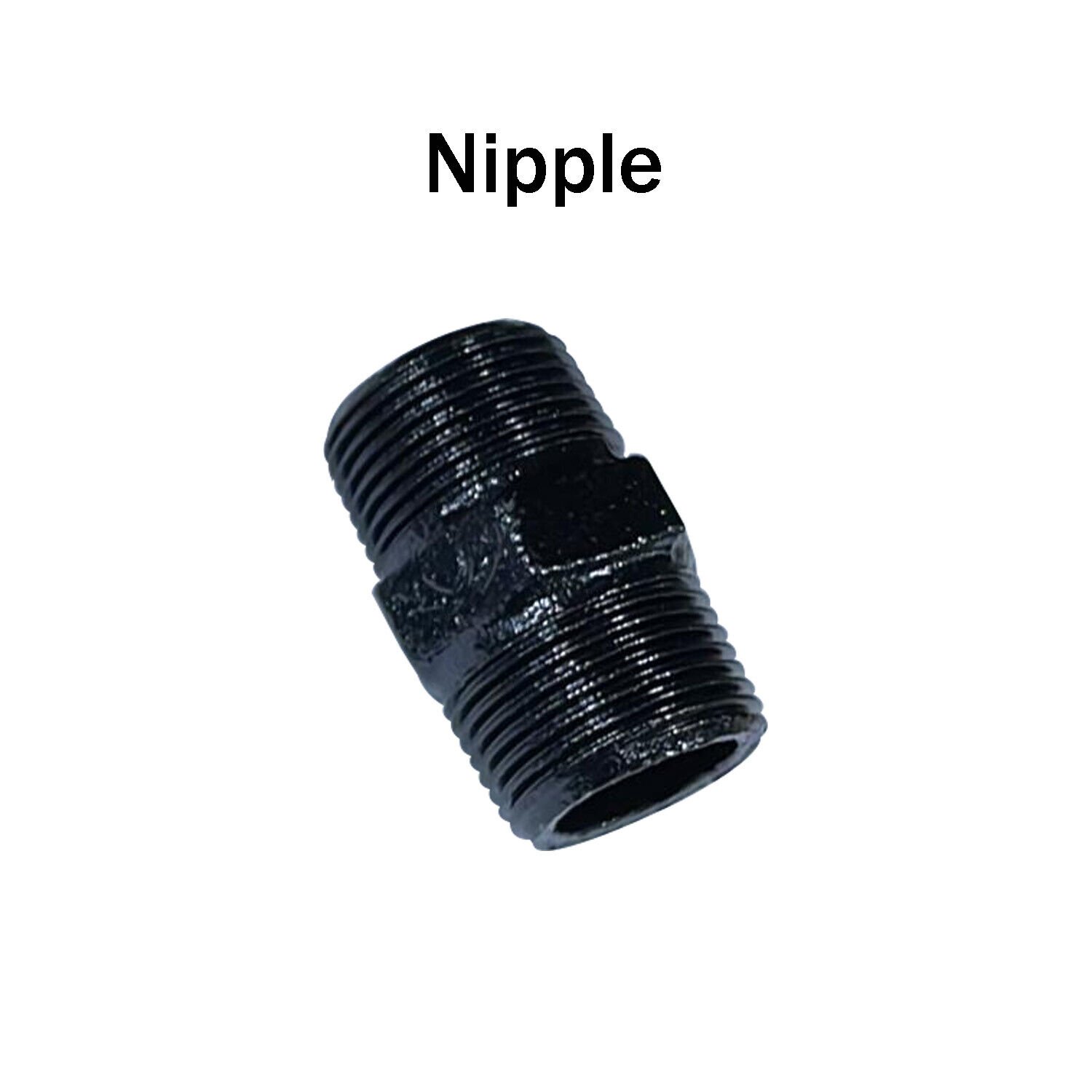 3/4" Galvanized Malleable Iron Fittings Axial BSP Black Painted Pipe Fitting - Picture 14 of 57