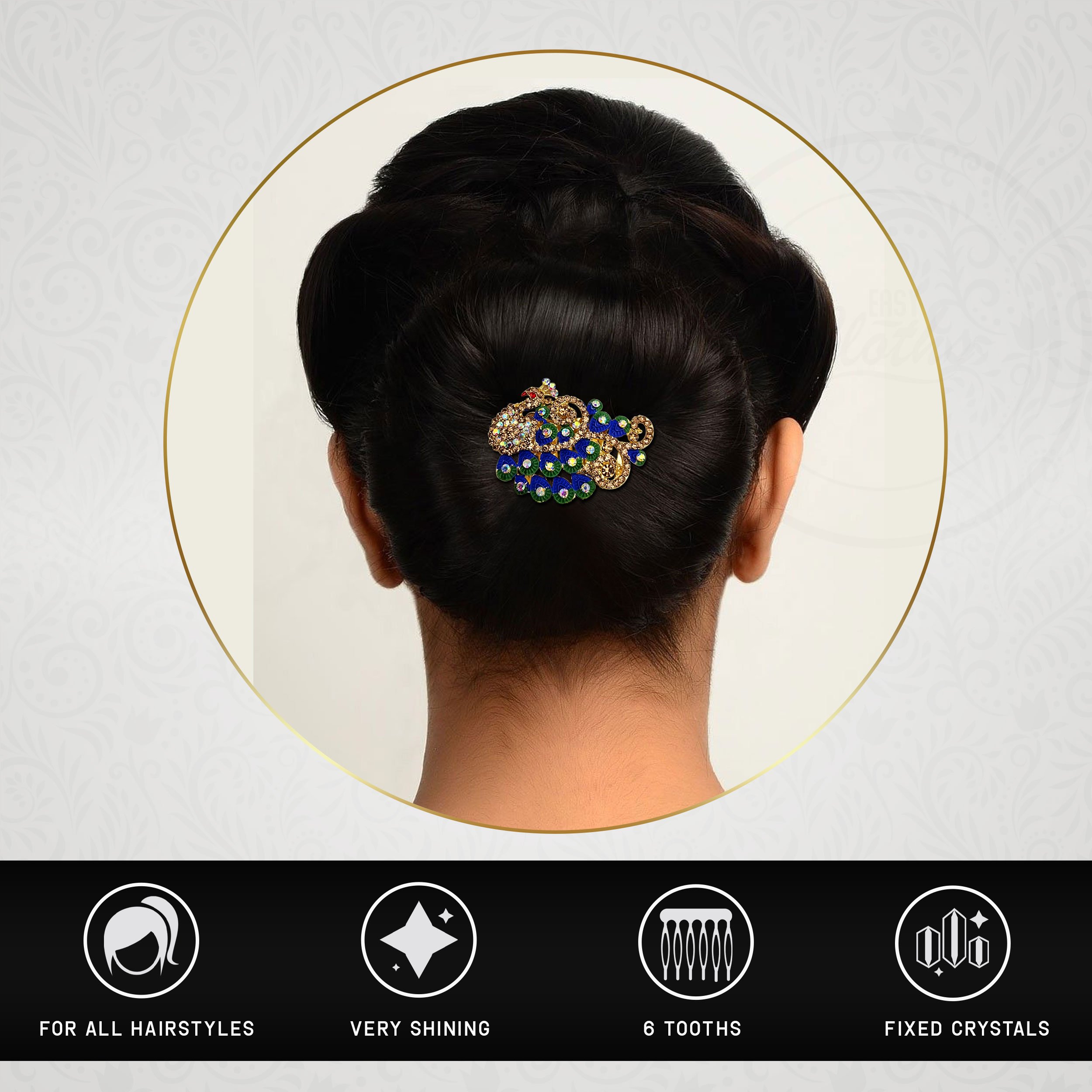Novia Boda Peine de Pelo Pin Accesorios Tocados Peines para Mujer y... - Imagen 22 de 83