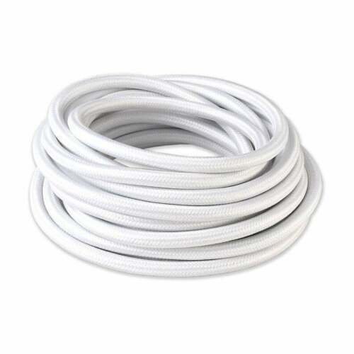 Runde 3 Kerne 3 AMP geflochtenes Stoffkabel Beleuchtungslampe Flex Vintage Stoffkabel - Bild 19 von 32