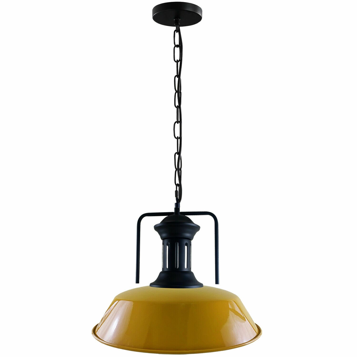 Moderne industrielle Retro Vintage Deckenanhänger Leuchte Lampenschirm Kronleuchter Lampe - Bild 31 von 42