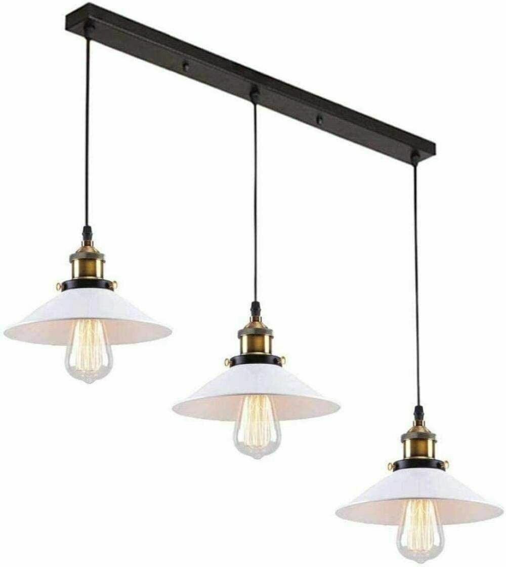 Pendelleuchte Retro Loft Style 3 Köpfe Lampenschirm Vintage Industrie Deckenlampe - Bild 17 von 31