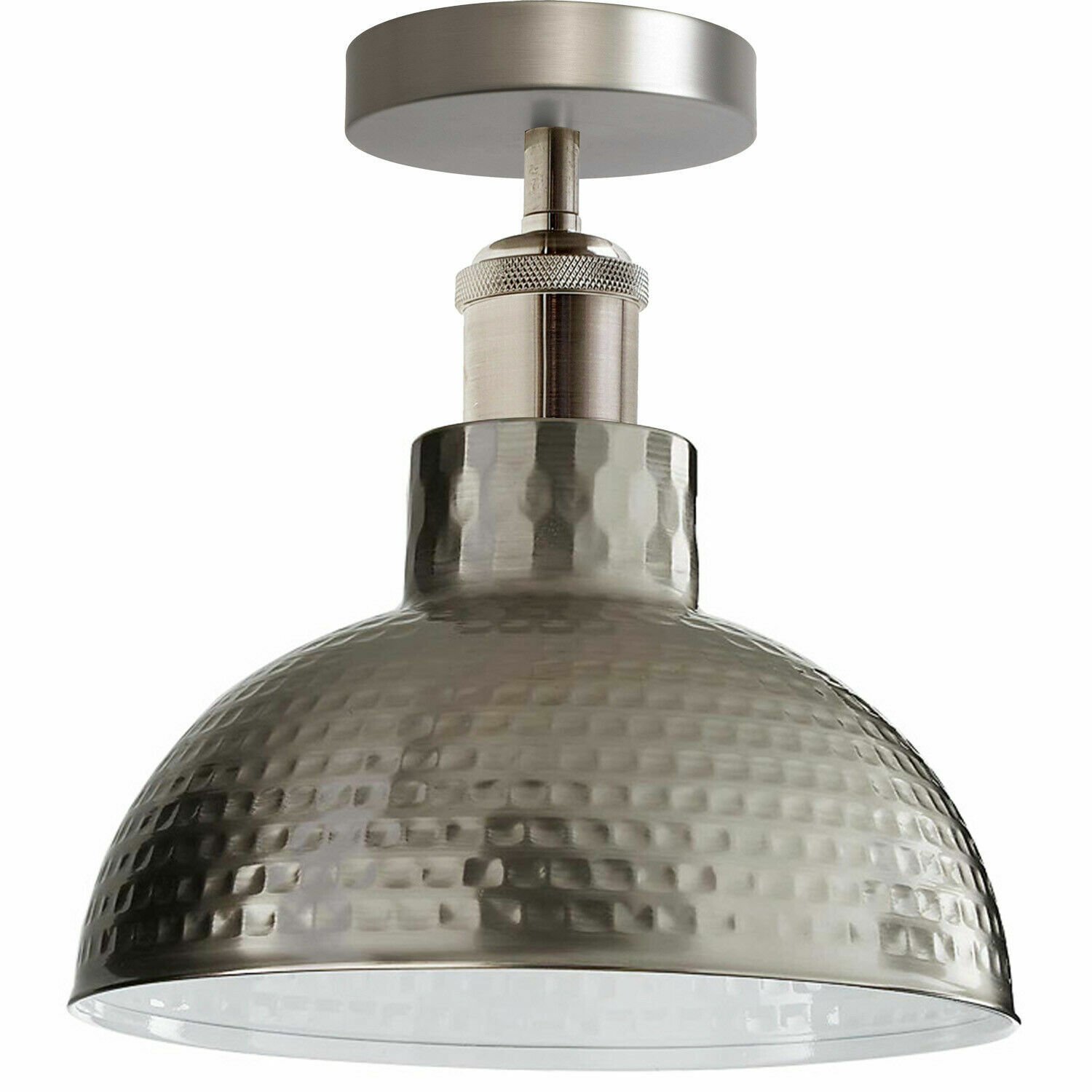 Colgante de techo de metal industrial vintage pantalla colgante moderno retro color claro - Imagen 21 de 23