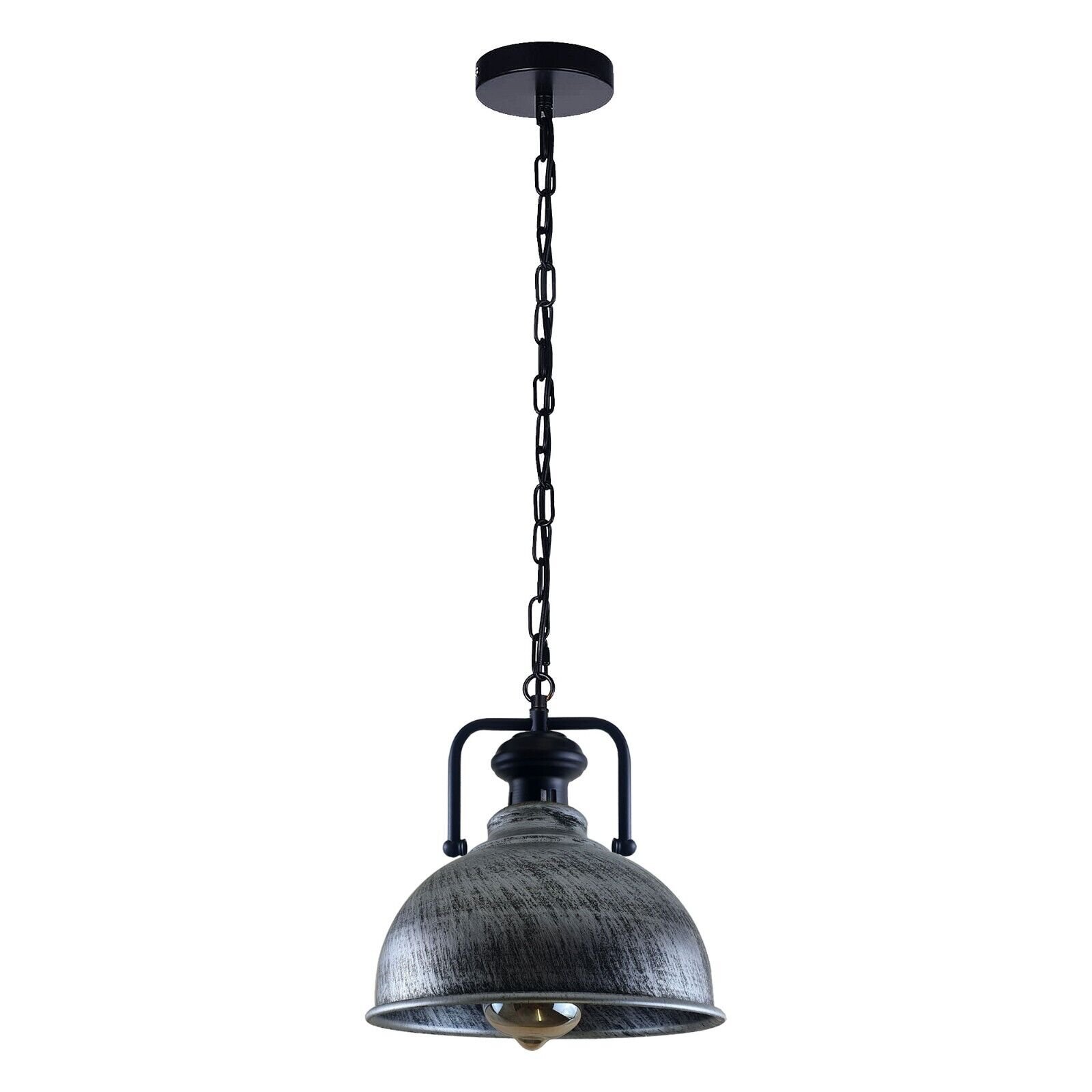 Vintage Industrial Retro Lamp Rustic Shade Indoor Ceiling Hanging Pendant Lights - Picture 14 of 15