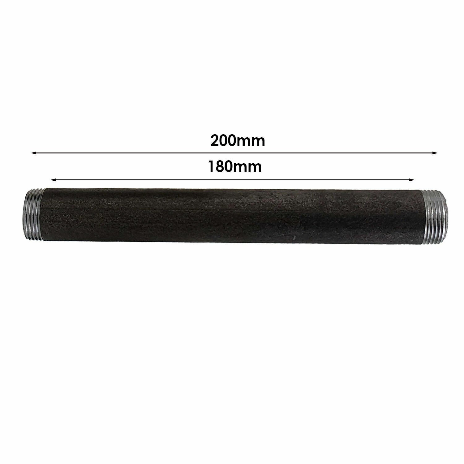 Tubería de acero mediana no pintada de 3/4" accesorios industriales roscados de 2,5 cm a 20 cm - Imagen 19 de 20