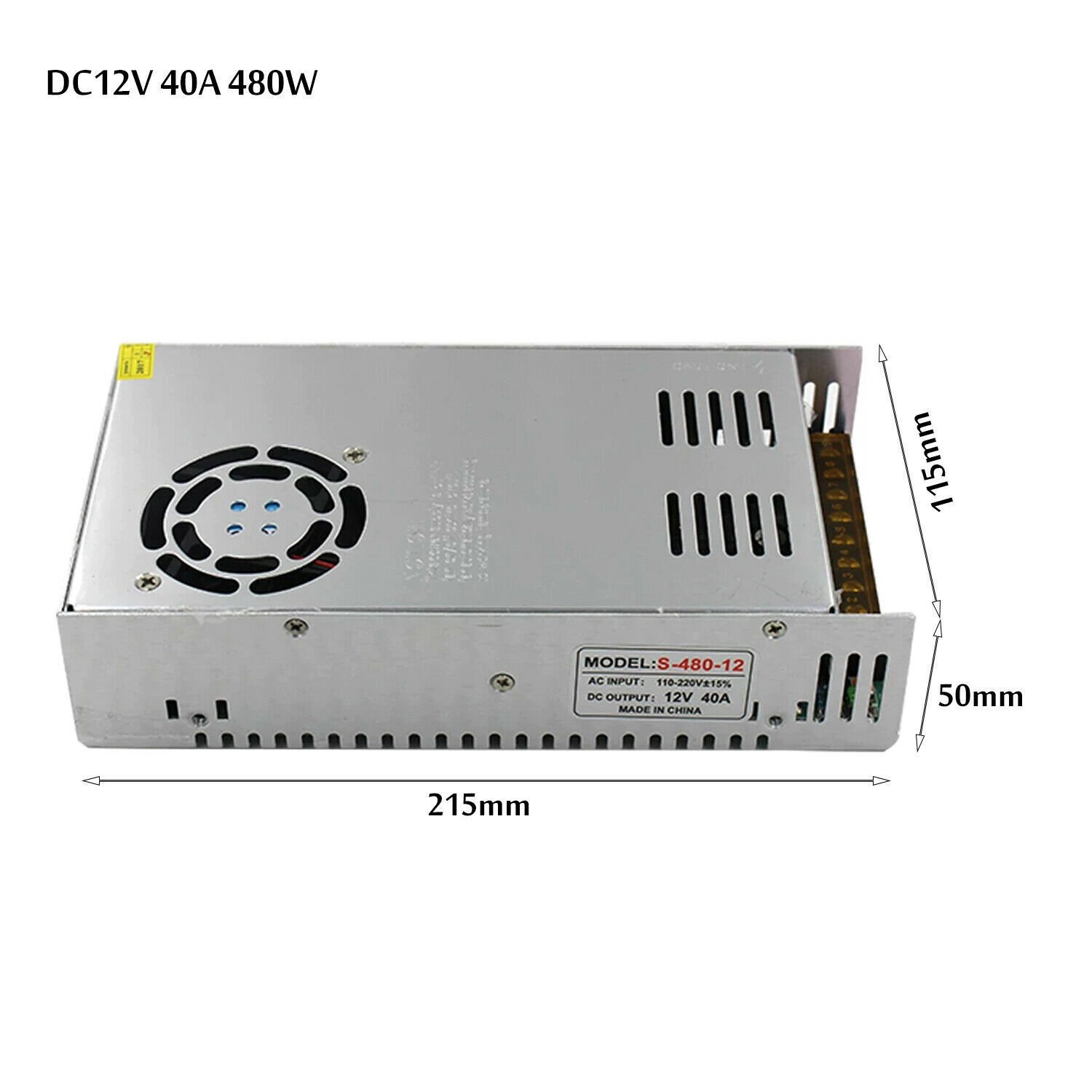 Transformador de fuente de alimentación conmutado regulado controlador LED DC12V Reino Unido - Imagen 59 de 59