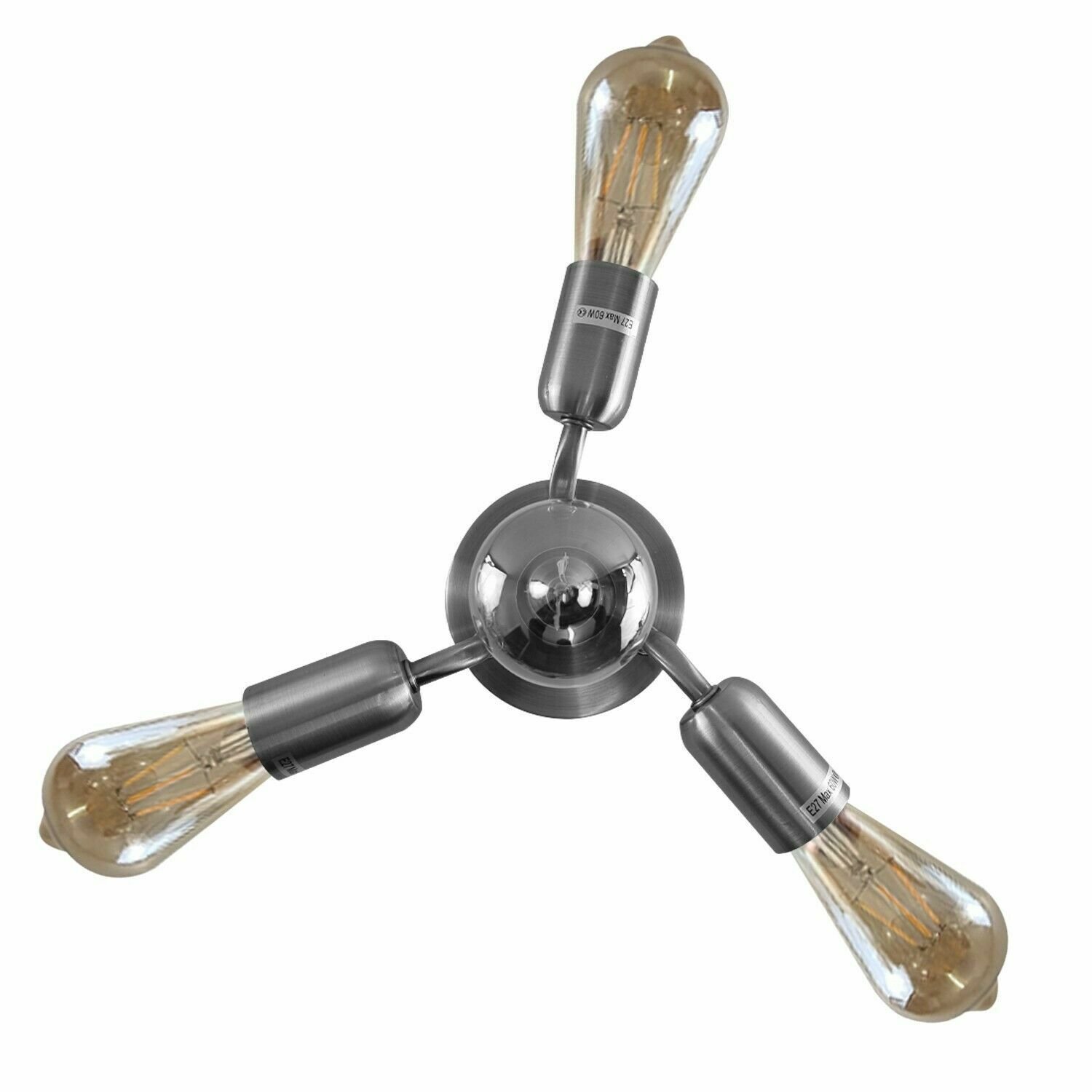 Lámpara de araña industrial con pantalla de techo colgante vintage/retro lámpara moderna Reino Unido - Imagen 20 de 24