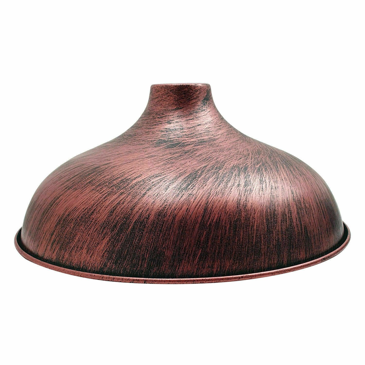 Lámpara de techo colgante industrial vintage rústica roja loft metal pantalla de luz - Imagen 12 de 48