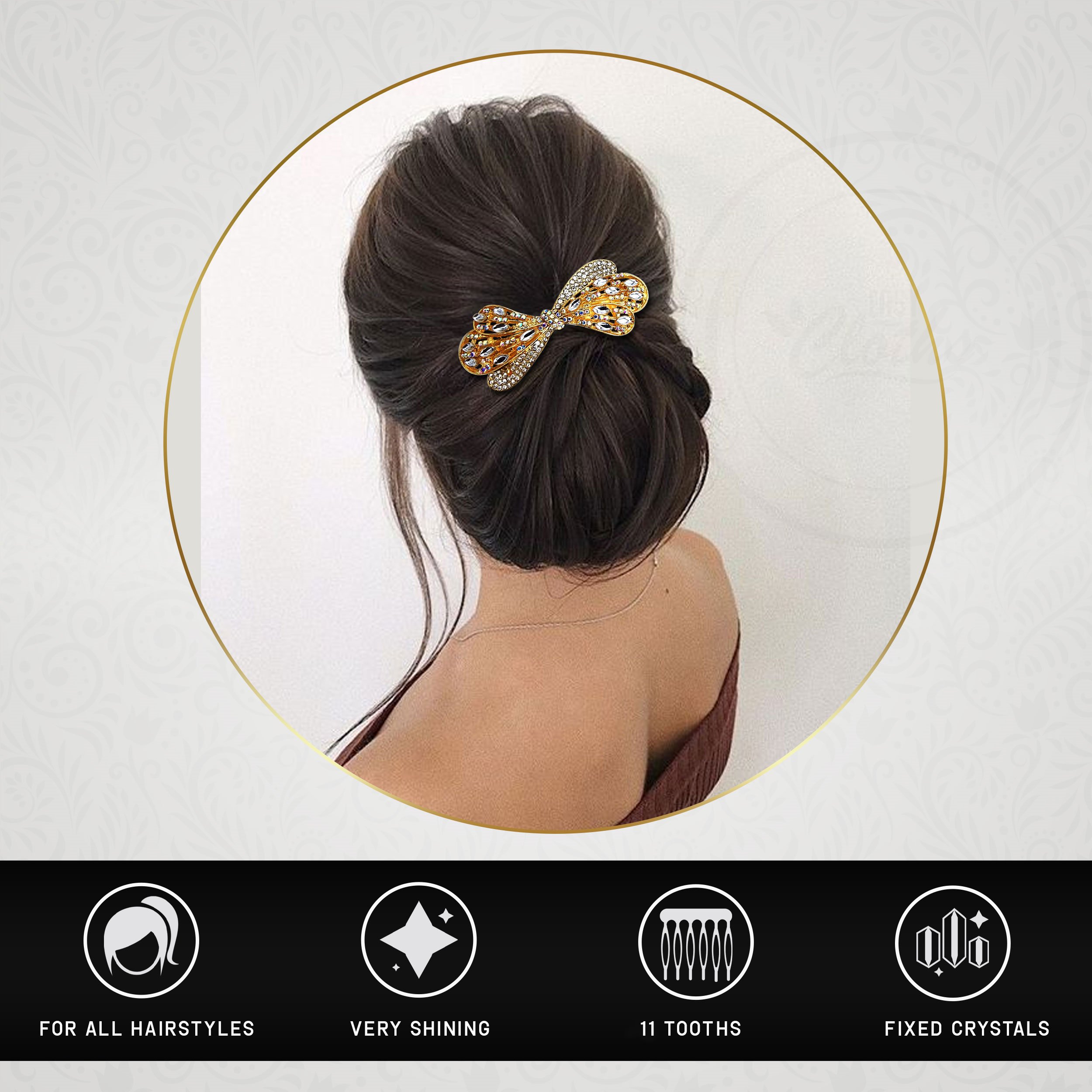 Novia Boda Peine de Pelo Pin Accesorios Tocados Peines para Mujer y... - Imagen 70 de 83