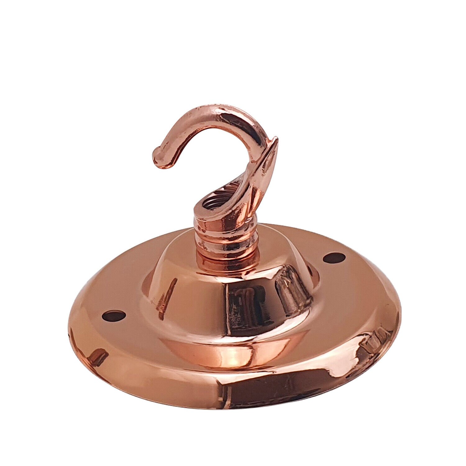Ceiling Rose Hook Plate Light Fitting Chandelier 75mm Diameter Choose Color - Picture 7 of 21