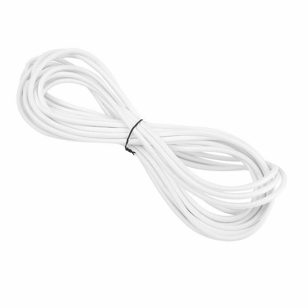 Runde 3 Kerne 3 AMP geflochtenes Stoffkabel Beleuchtungslampe Flex Vintage Stoffkabel - Bild 20 von 32