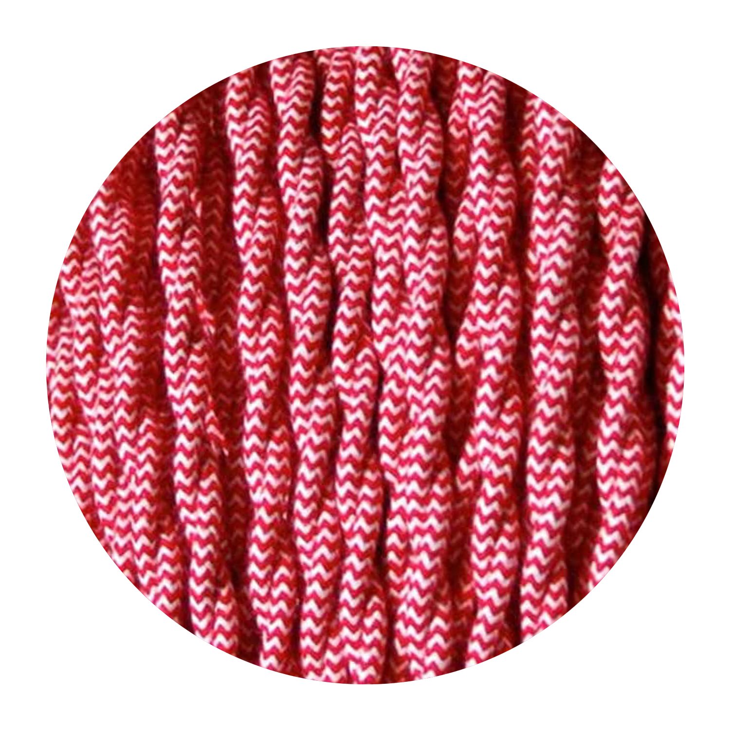 Vintage Color Fabric Cable Wire 2 Core Twisted Electric Light Lamp 5 Pack Cable - Picture 102 of 107