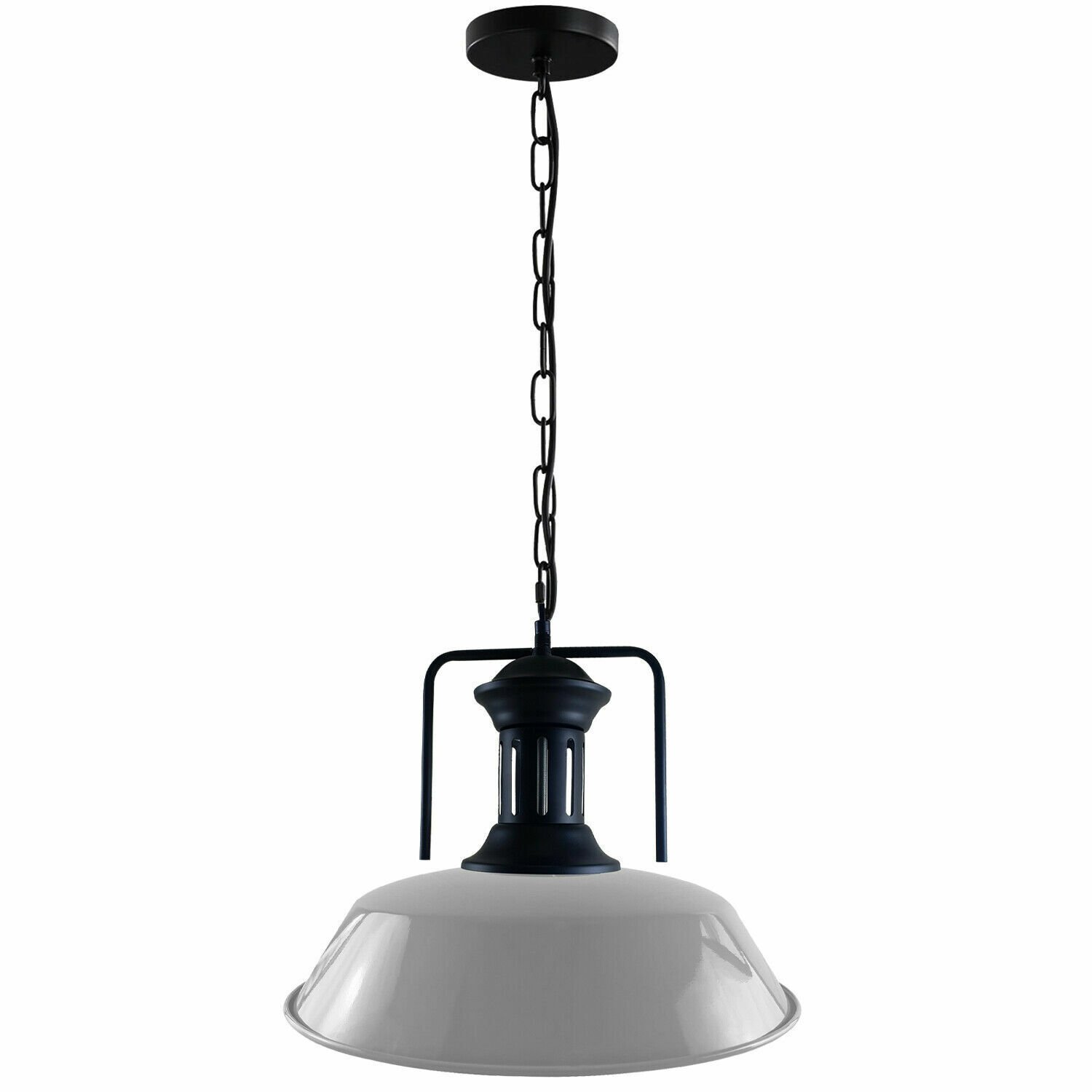 Moderne industrielle Retro Vintage Deckenanhänger Leuchte Lampenschirm Kronleuchter Lampe - Bild 17 von 42