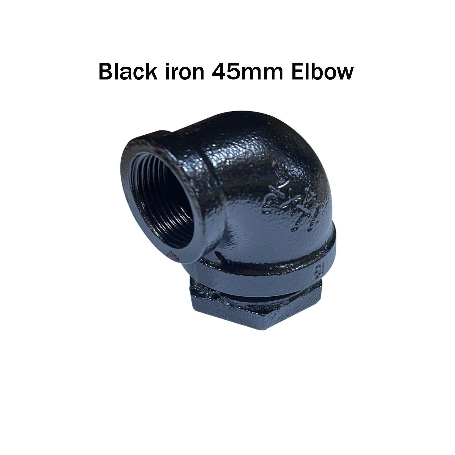 3/4" Galvanized Malleable Iron Fittings Axial BSP Black Painted Pipe Fitting - Picture 19 of 57