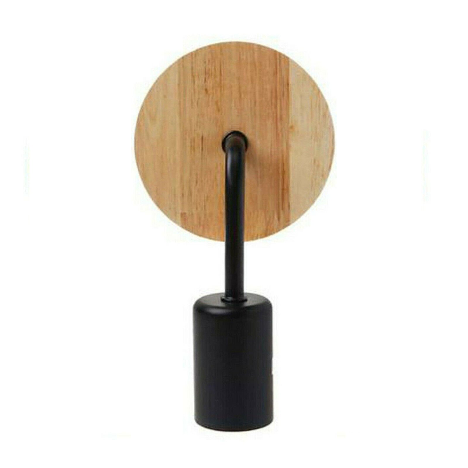 Aplique de pared de metal de madera para decoración del hogar lámpara de pared accesorio lámpara pequeña soporte E27 - Imagen 12 de 19