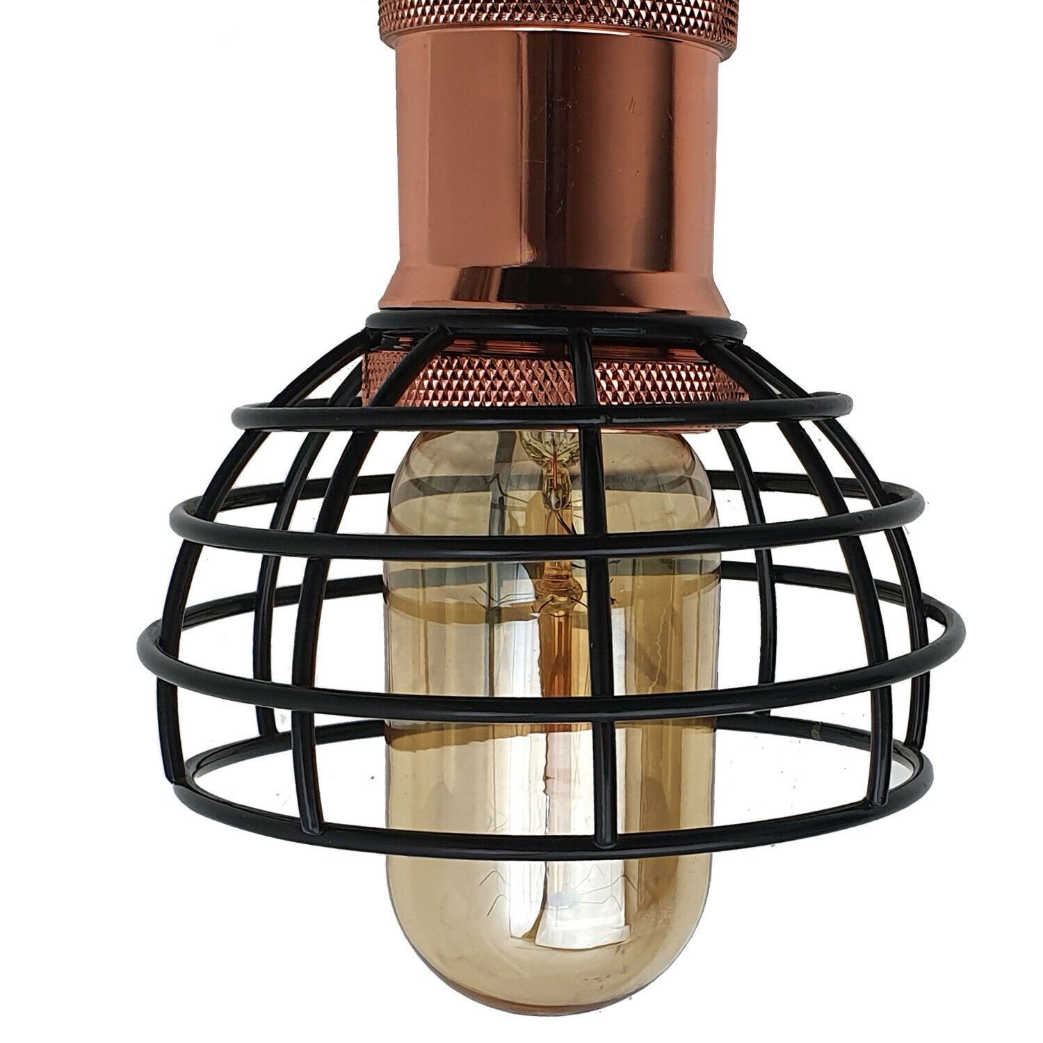 Moderna luz de techo LED industrial de 3 vías E27 para montaje interior - Imagen 6 de 12