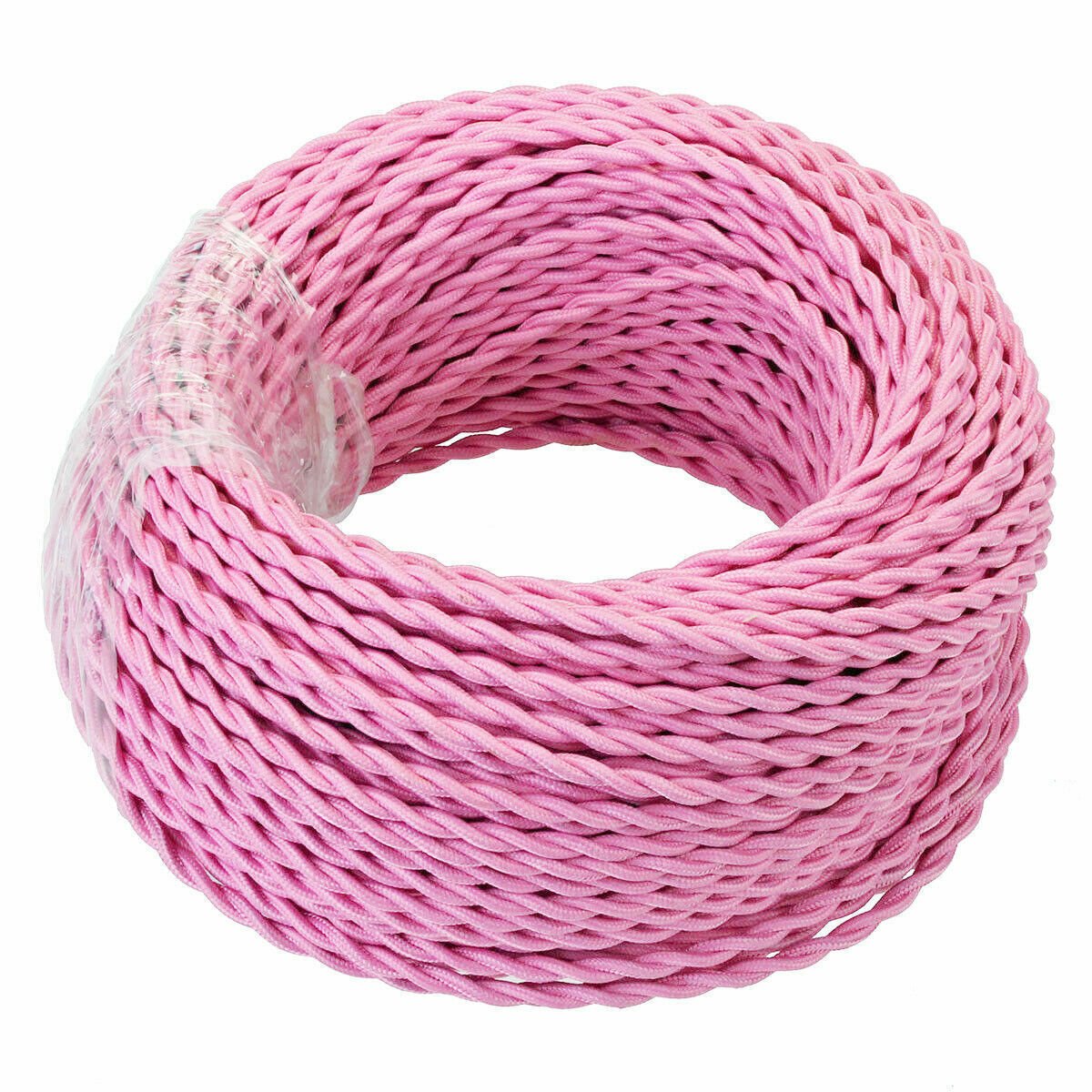 Vintage Color Fabric Cable Wire 2 Core Twisted Electric Light Lamp 5 Pack Cable - Picture 37 of 107