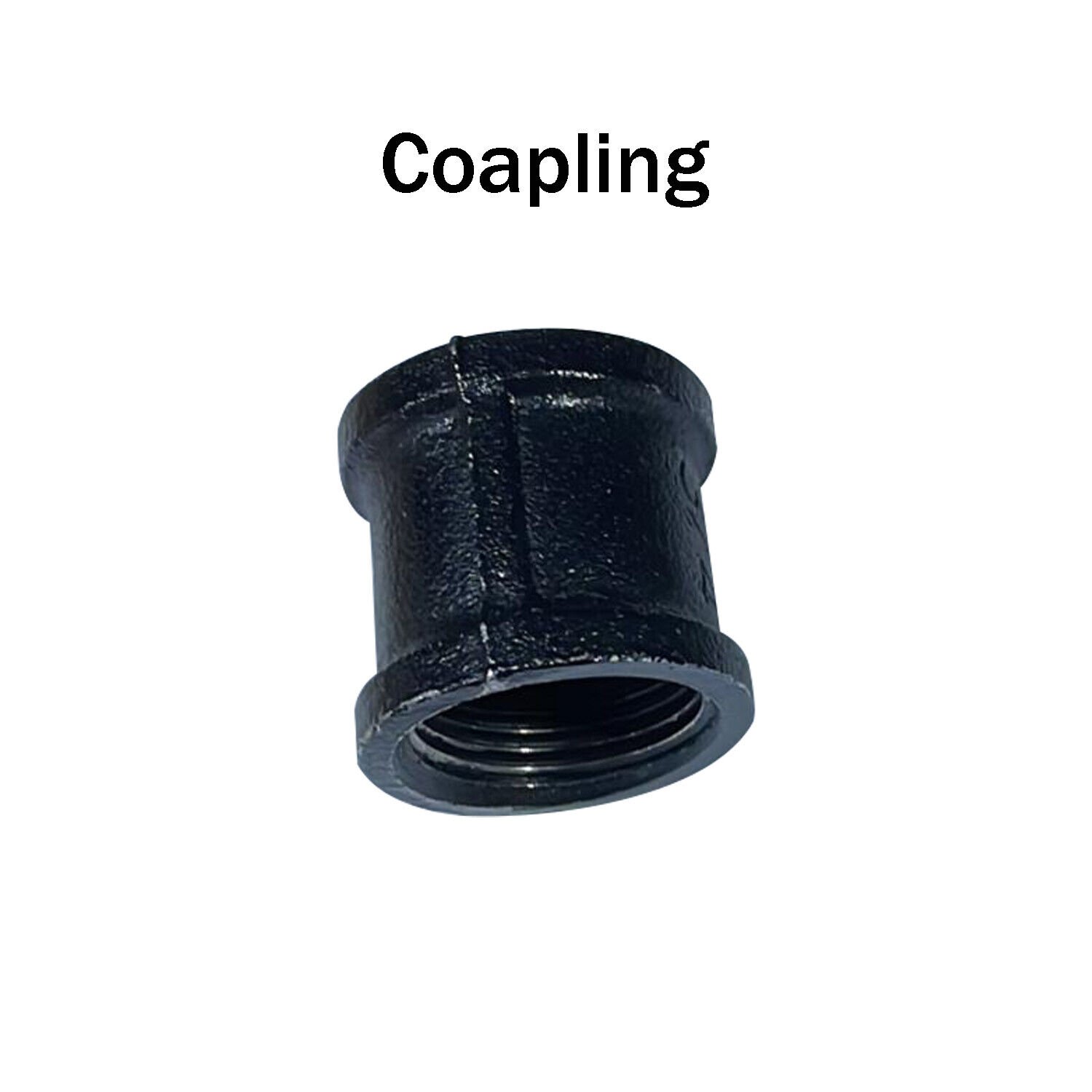 3/4" Galvanized Malleable Iron Fittings Axial BSP Black Painted Pipe Fitting - Picture 21 of 57