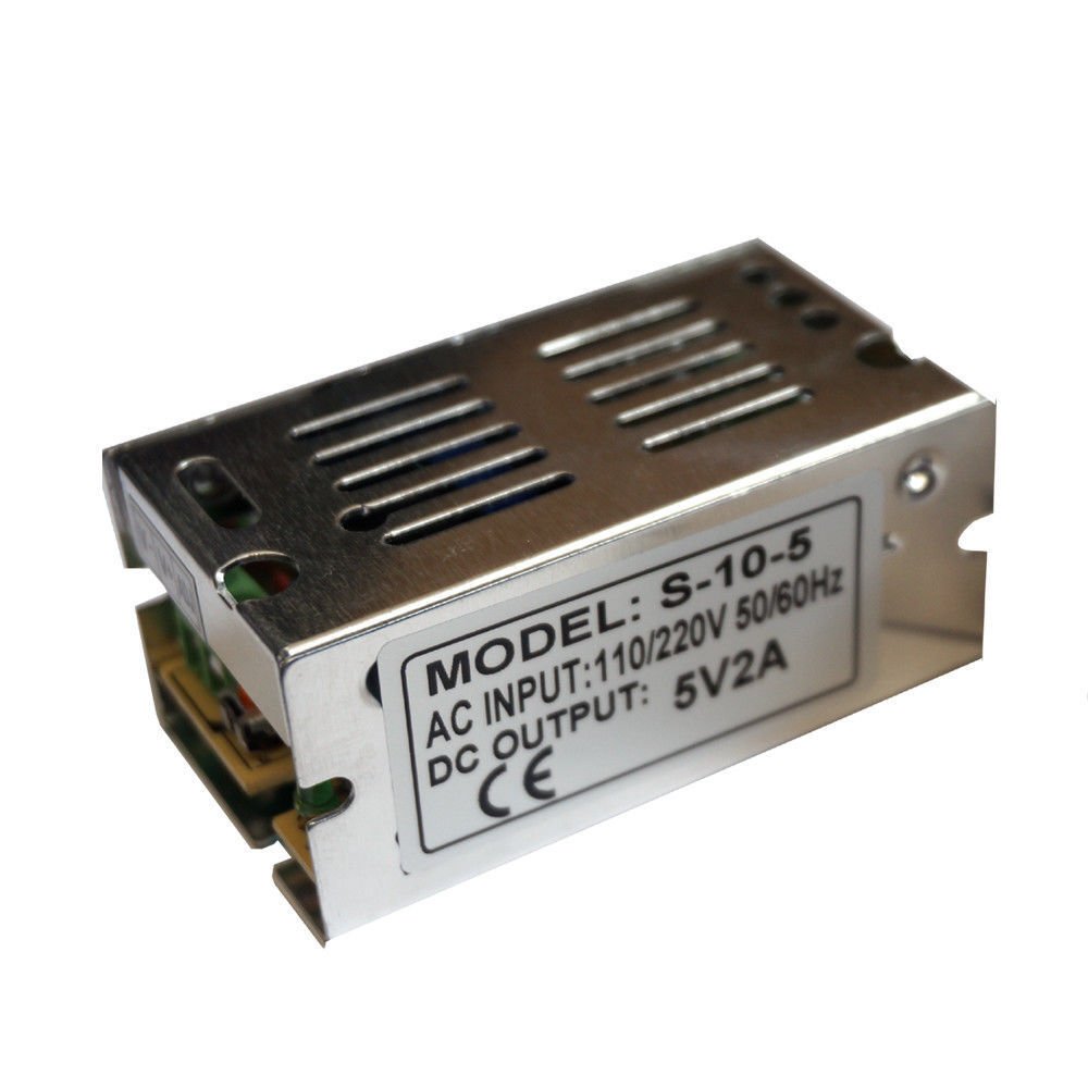 2 x DC 5V Driver AC 230V Fuente de alimentación 10W/20W Transformador para tira de luz LED Reino Unido - Imagen 2 de 6