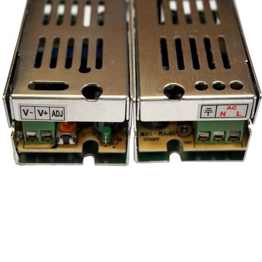 2 x DC 5V Driver AC 230V Fuente de alimentación 10W/20W Transformador para tira de luz LED Reino Unido - Imagen 3 de 6