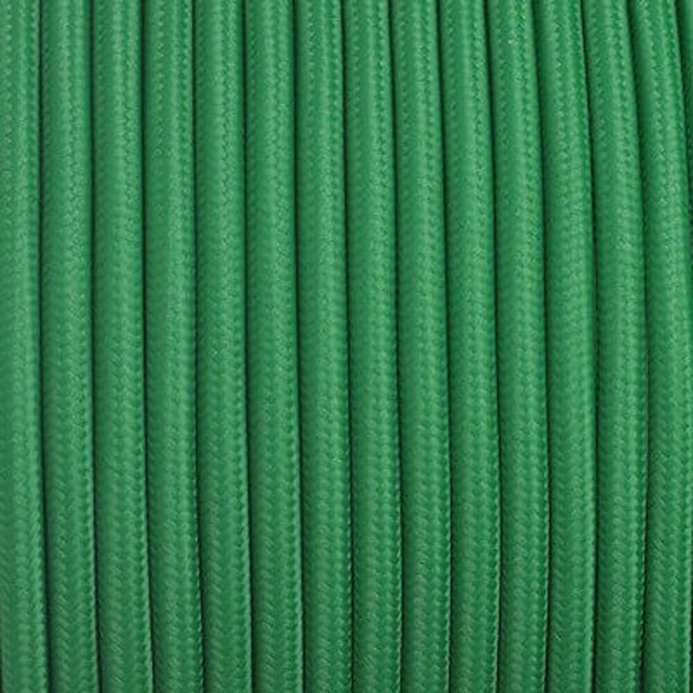 Runde 3 Kerne 3 AMP geflochtenes Stoffkabel Beleuchtungslampe Flex Vintage Stoffkabel - Bild 13 von 32