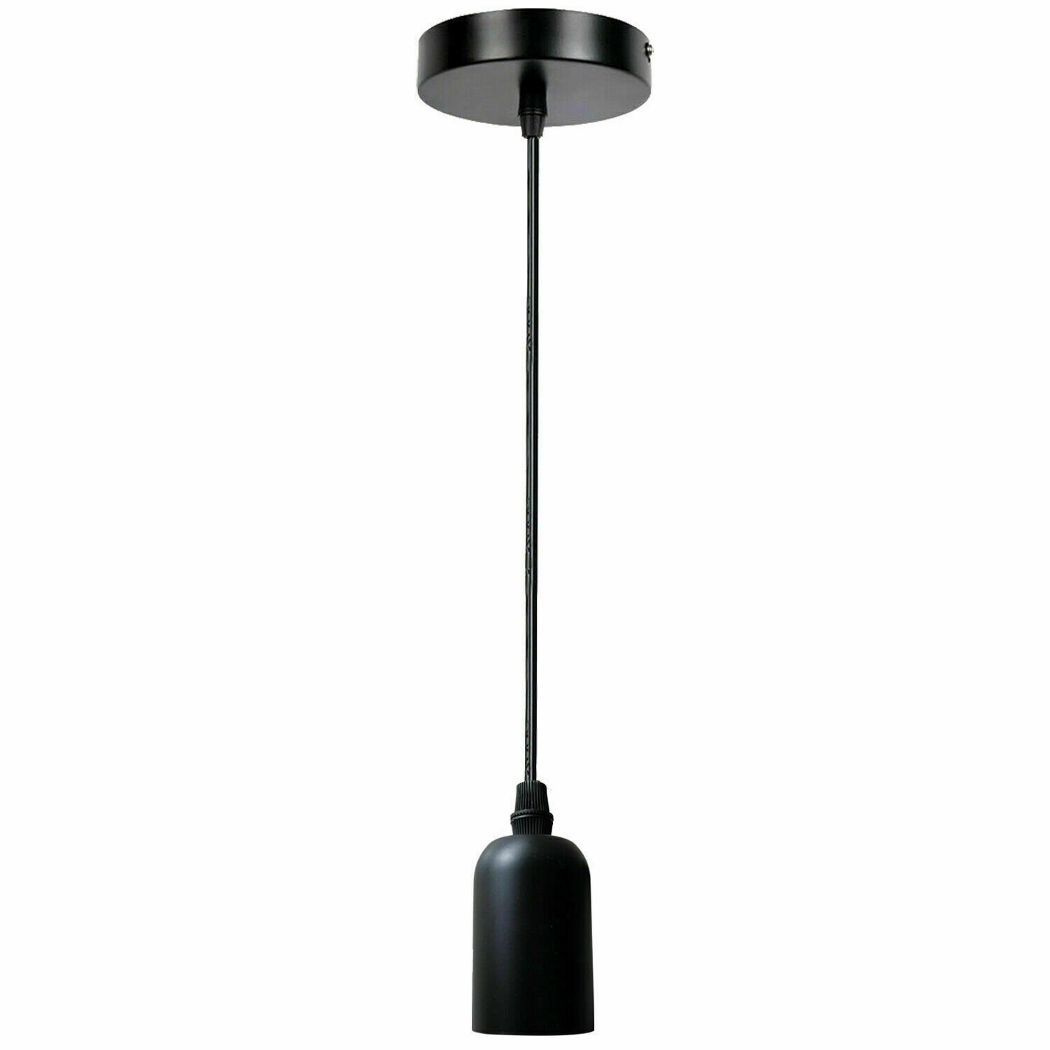Kit de iluminación de montaje de soporte de lámpara de pared colgante flexible de tela rosa de techo - Imagen 24 de 54